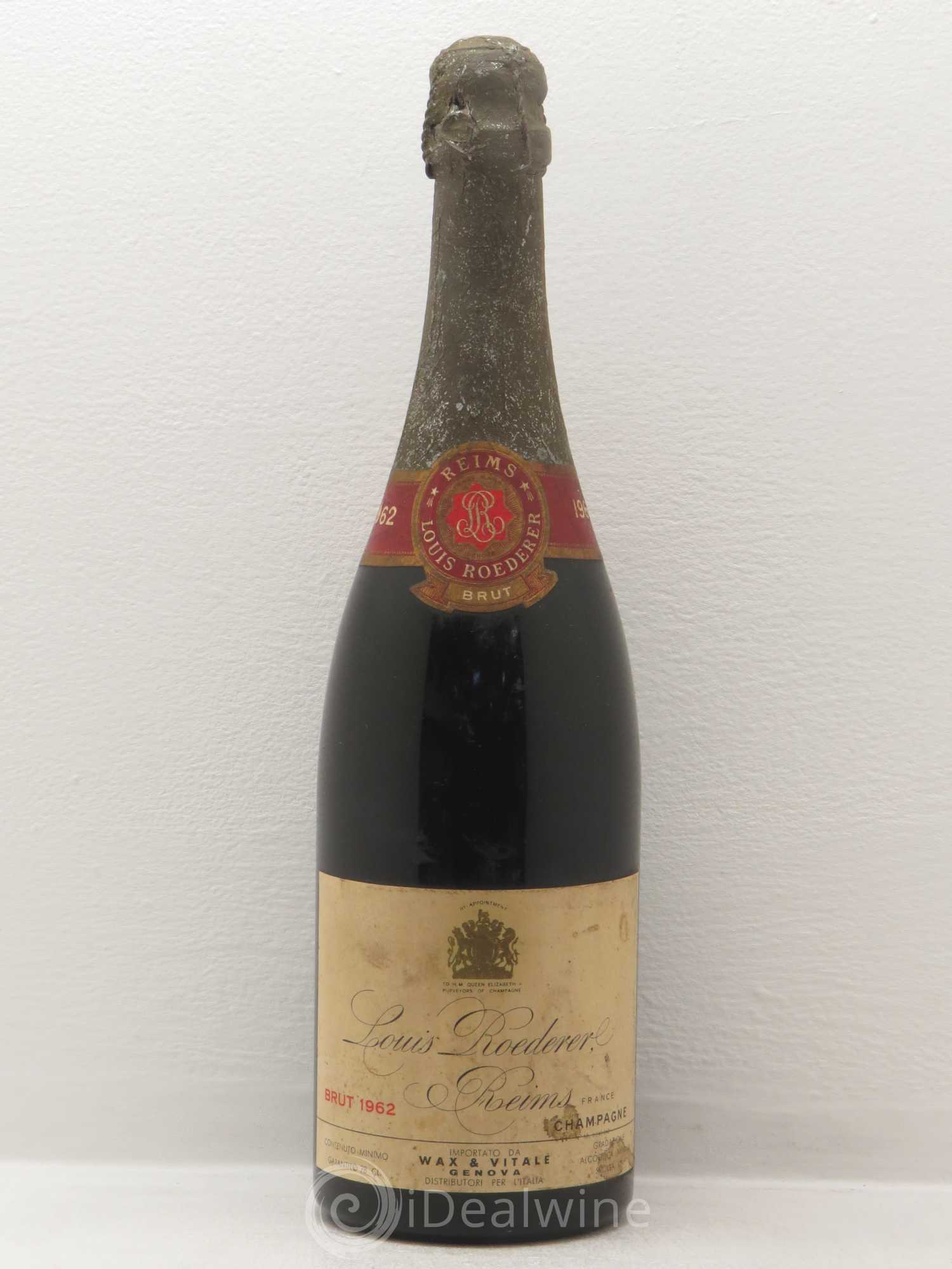 Millésimé Brut Louis Roederer 1962 - Lot de 1 bouteille - 0