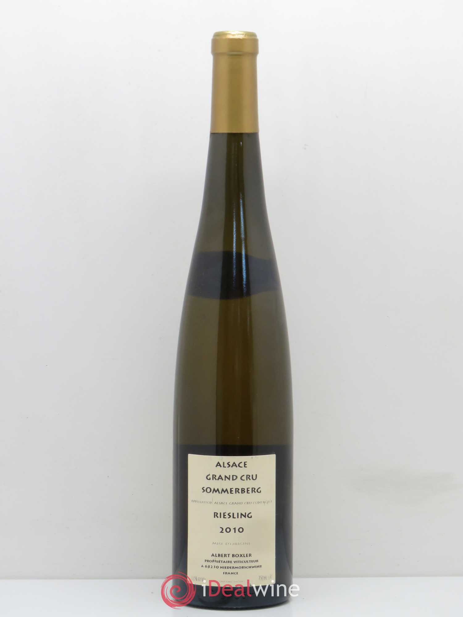 Riesling Grand Cru Sommerberg Albert Boxler 2010 - Posten von 1 Flasche - 1