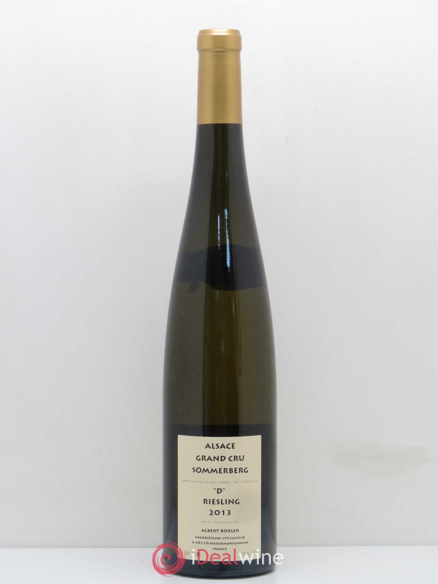 Riesling Grand Cru Sommerberg D Albert Boxler 2013 - Posten von 1 Flasche - 1