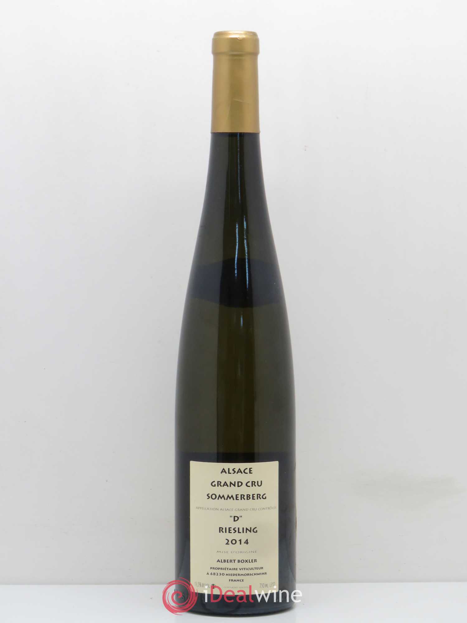 Riesling Grand Cru Sommerberg D Albert Boxler 2014 - Lotto di 1 bottiglia - 1