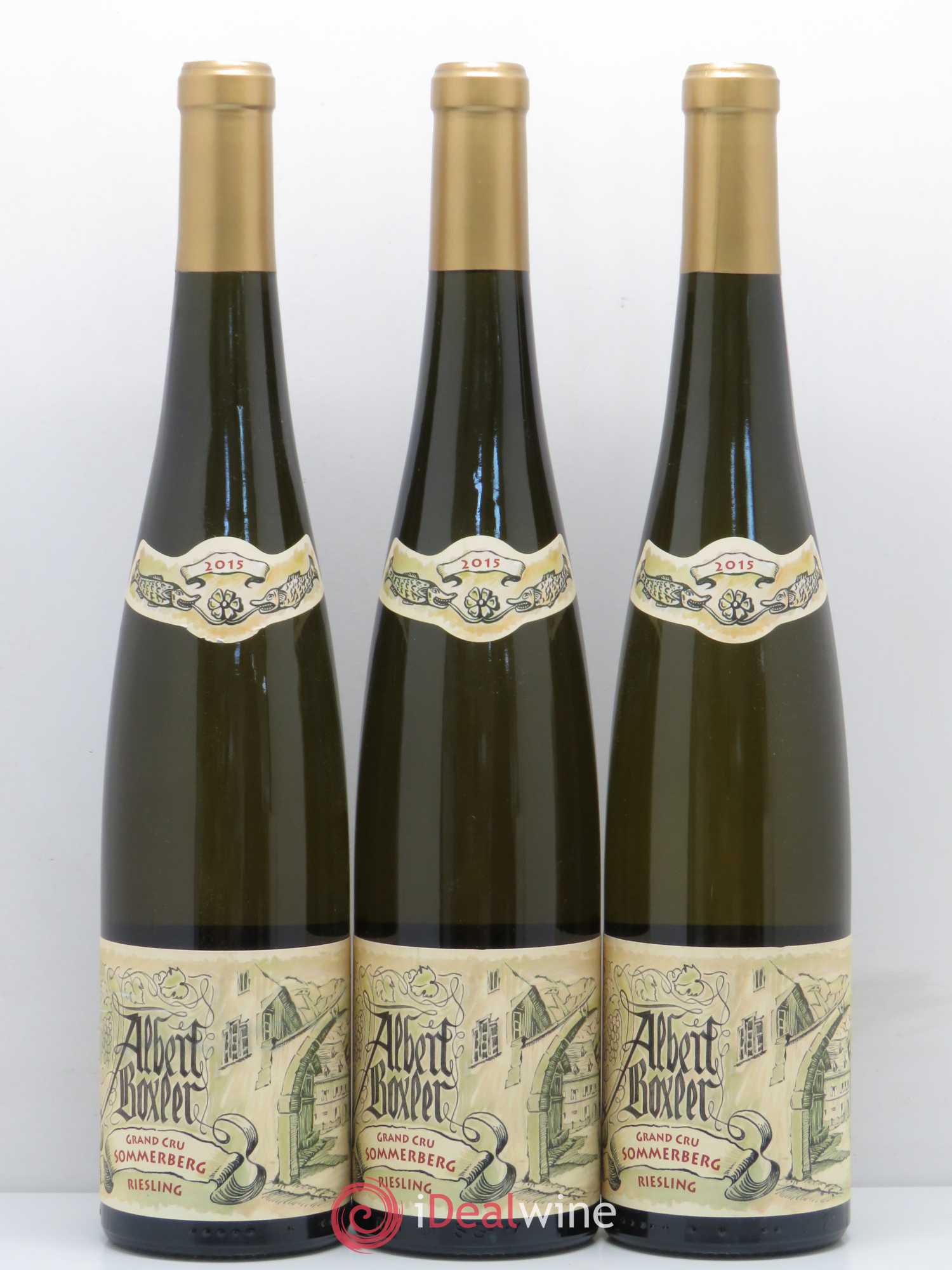 Riesling Grand Cru Sommerberg D Albert Boxler 2015 - Posten von 3 Flaschen - 0