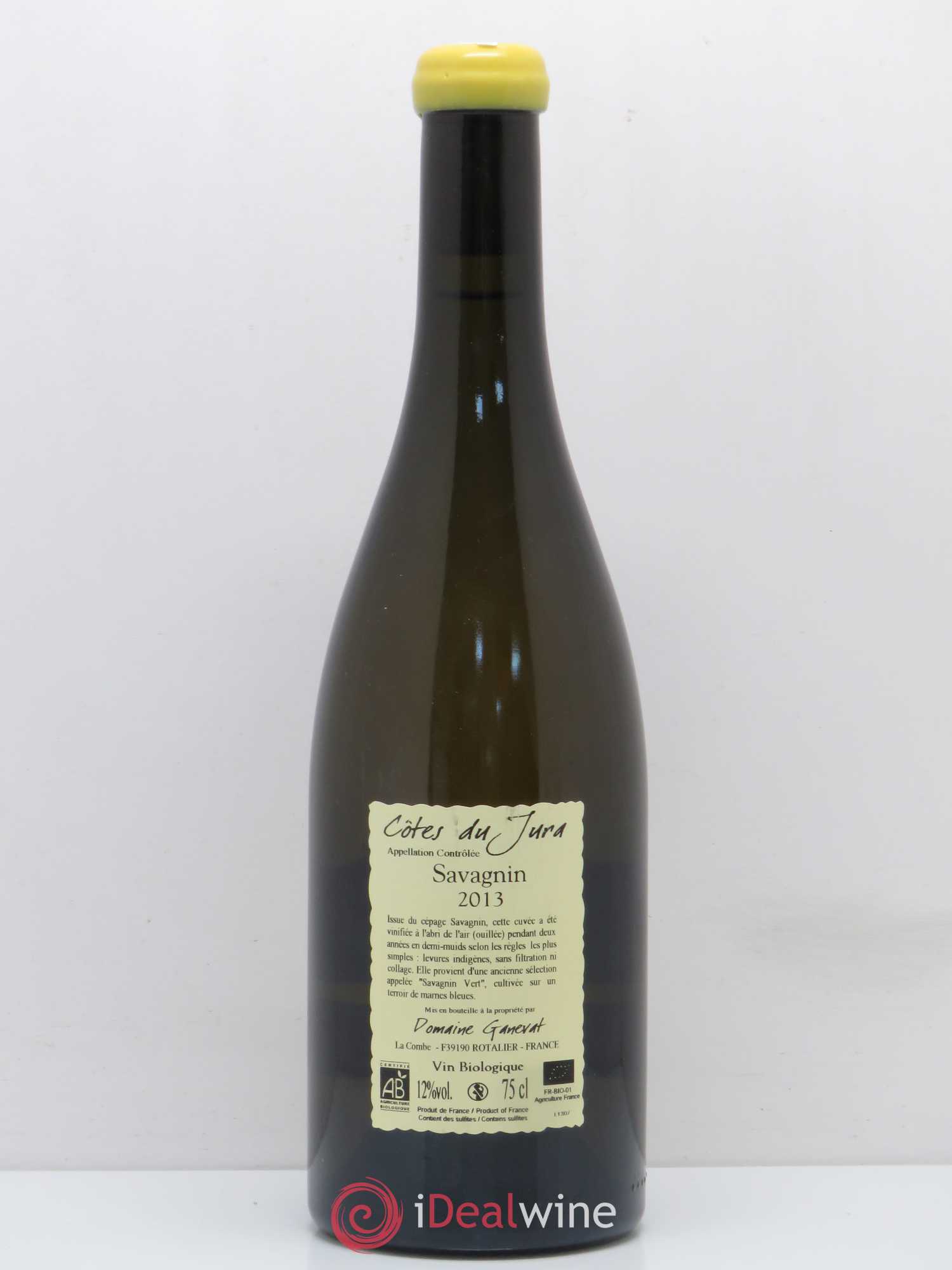 Côtes du Jura Les Chalasses Marnes Bleues Jean-François Ganevat (Domaine) 2013 - Lot de 1 bouteille - 1