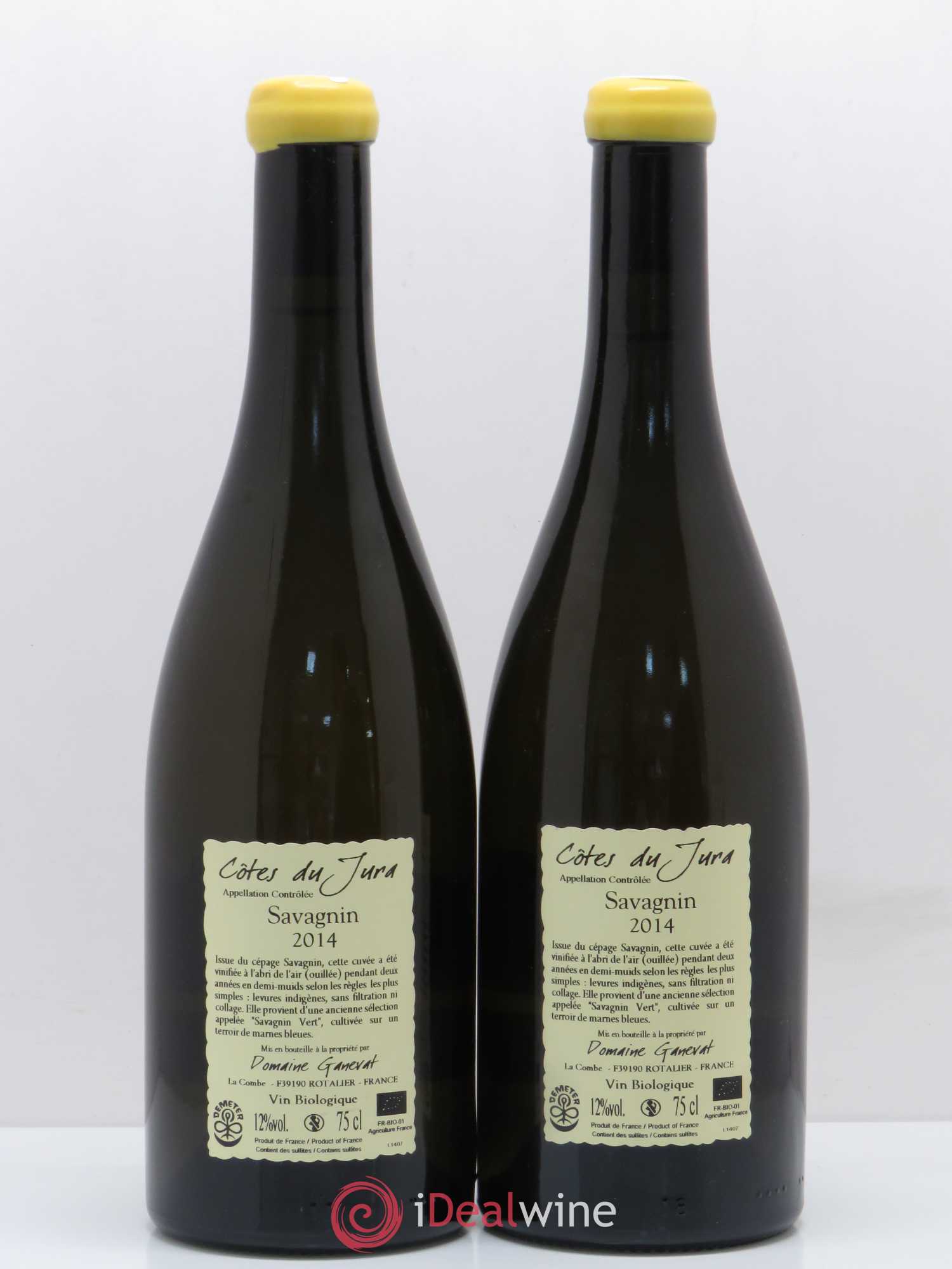Côtes du Jura Les Chalasses Marnes Bleues Jean-François Ganevat (Domaine) 2014 - Lot de 2 bouteilles - 1