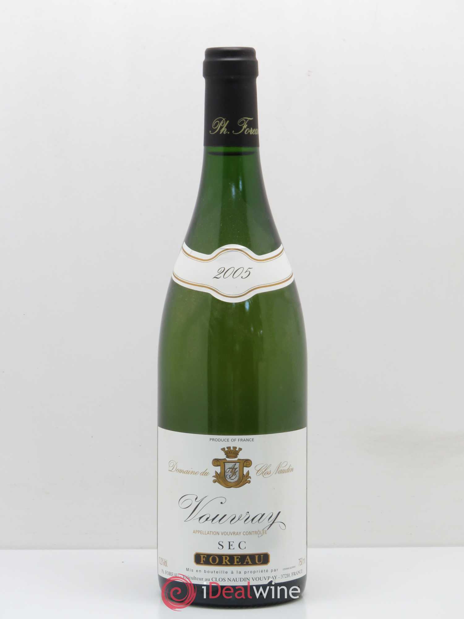 Vouvray Sec Clos Naudin - Philippe Foreau 2005 - Lot de 1 bouteille - 0