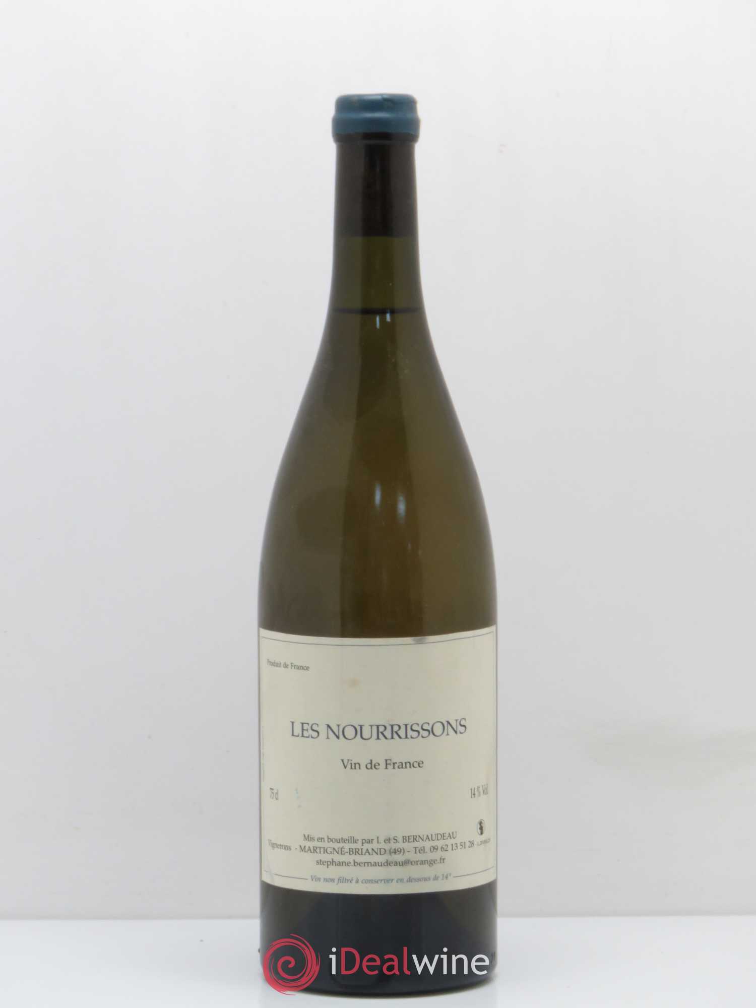 Vin de France Les Nourrissons Stéphane Bernaudeau 2010 - Lot de 1 bouteille - 0