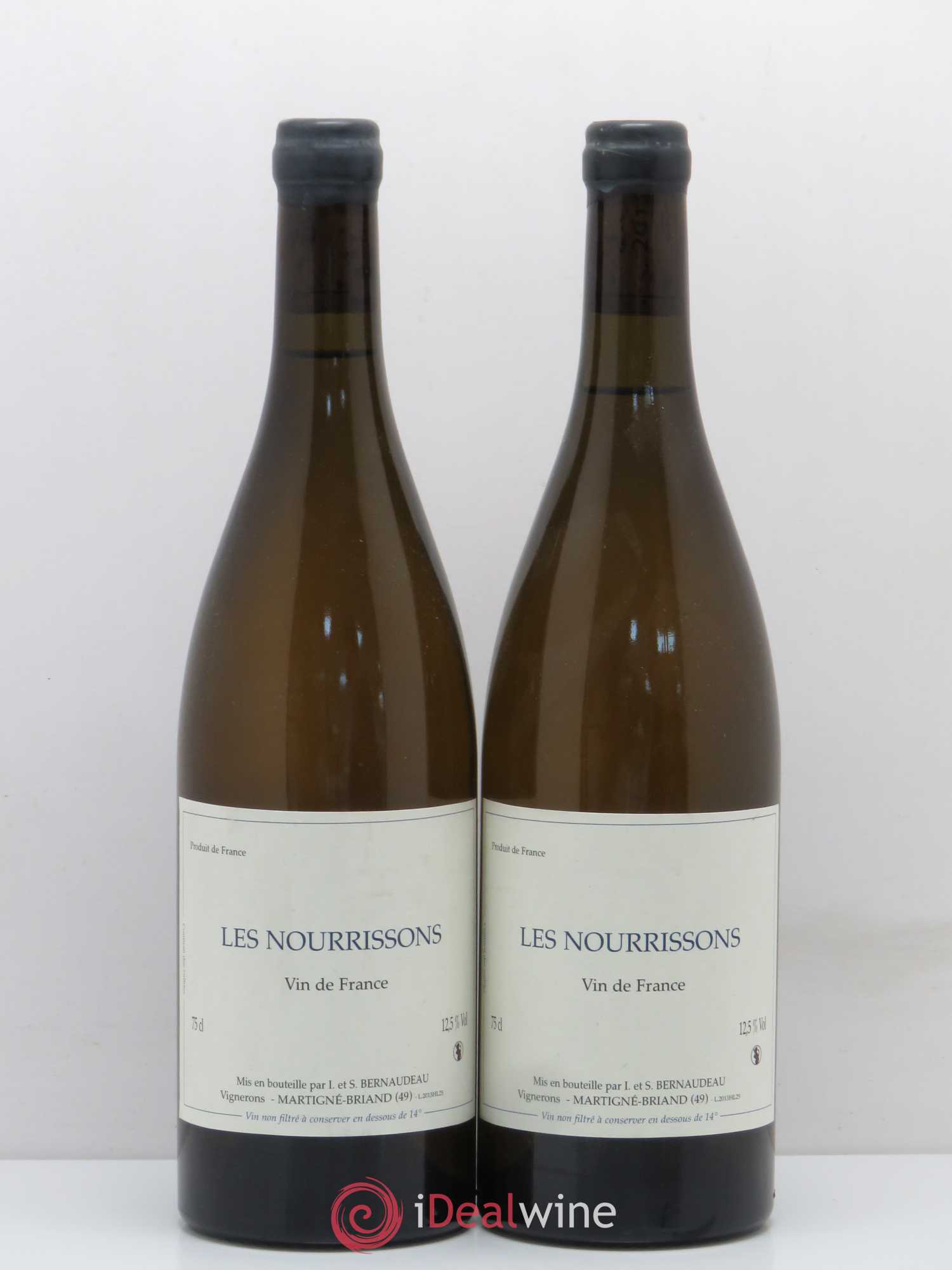 Vin de France Les Nourrissons Stéphane Bernaudeau 2013 - Lot de 2 bouteilles - 0