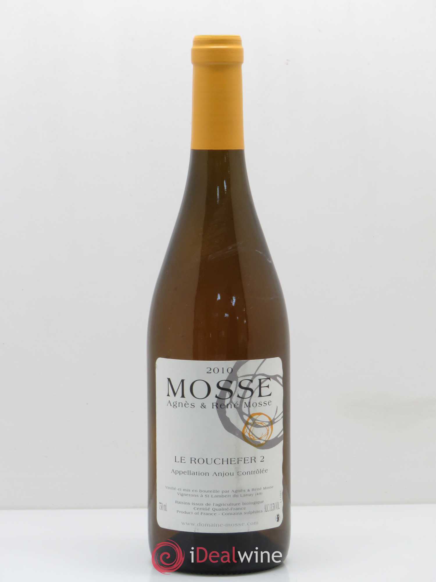 Anjou Le Rouchefer 2 Domaine Mosse 2010 - Posten von 1 Flasche - 0