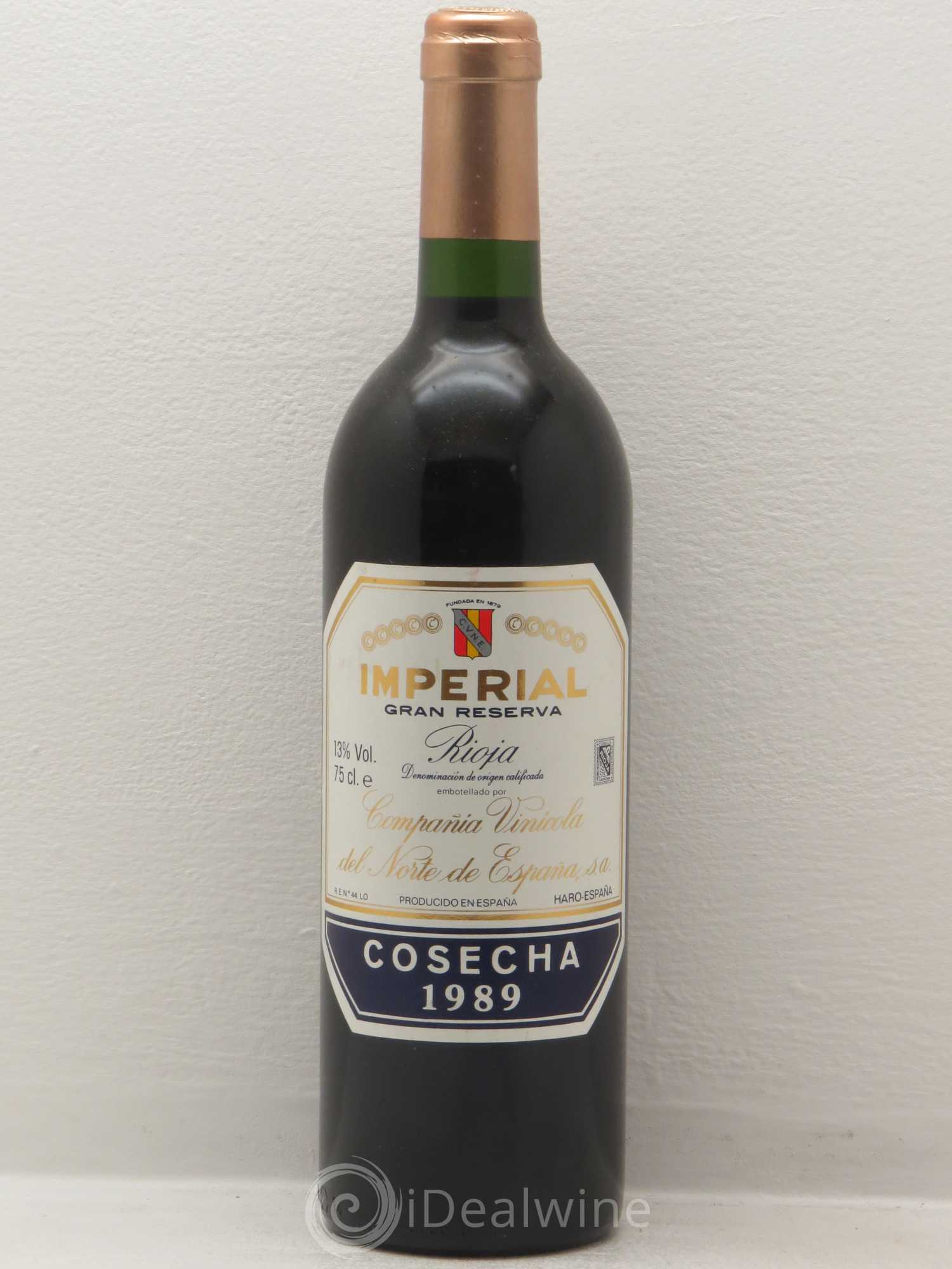 Rioja DOCA Gran Reserva Imperial 1989 - Lot de 1 bouteille - 0