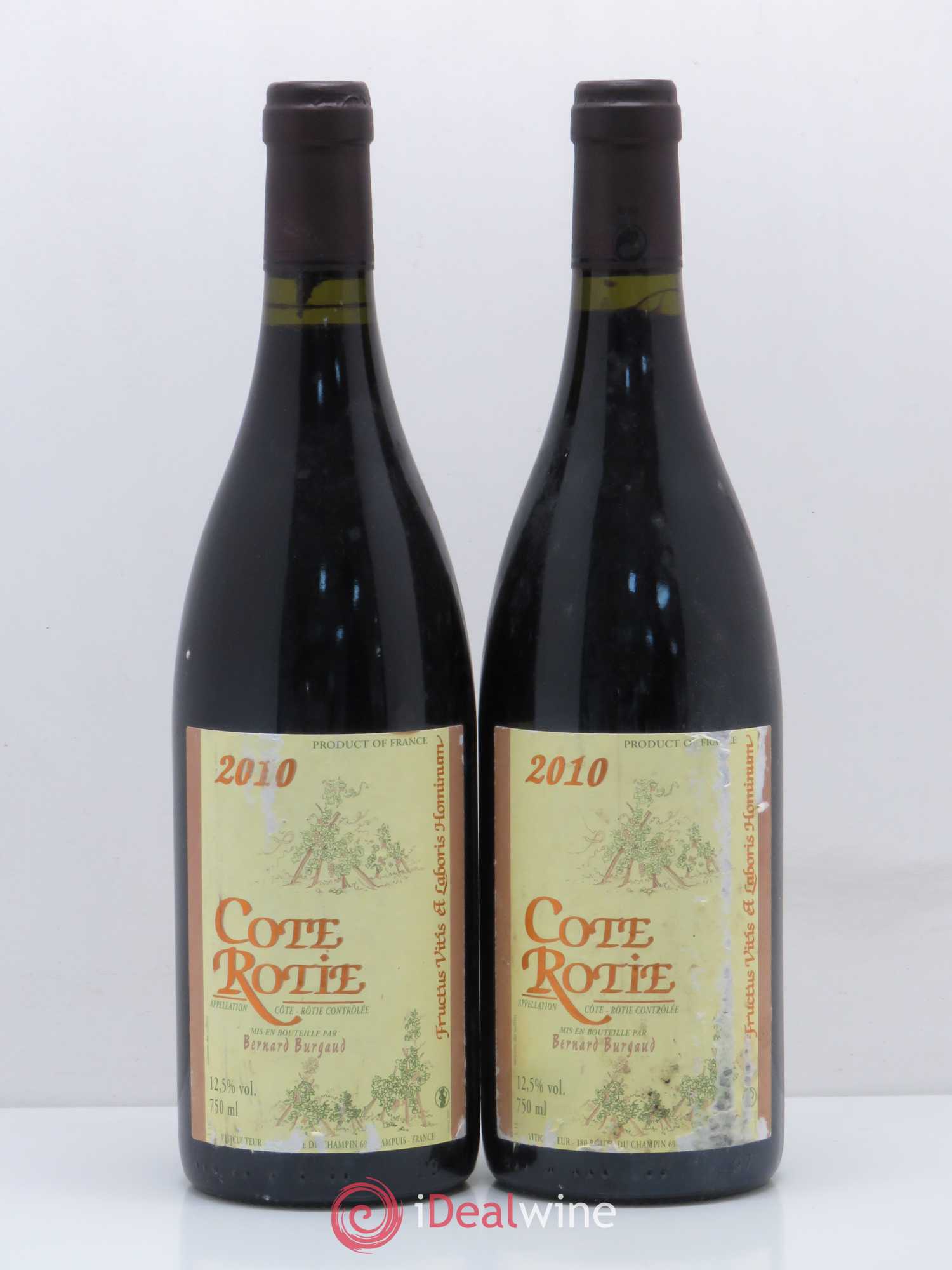 Côte-Rôtie Bernard Burgaud 2010 - Lot de 2 bouteilles - 0