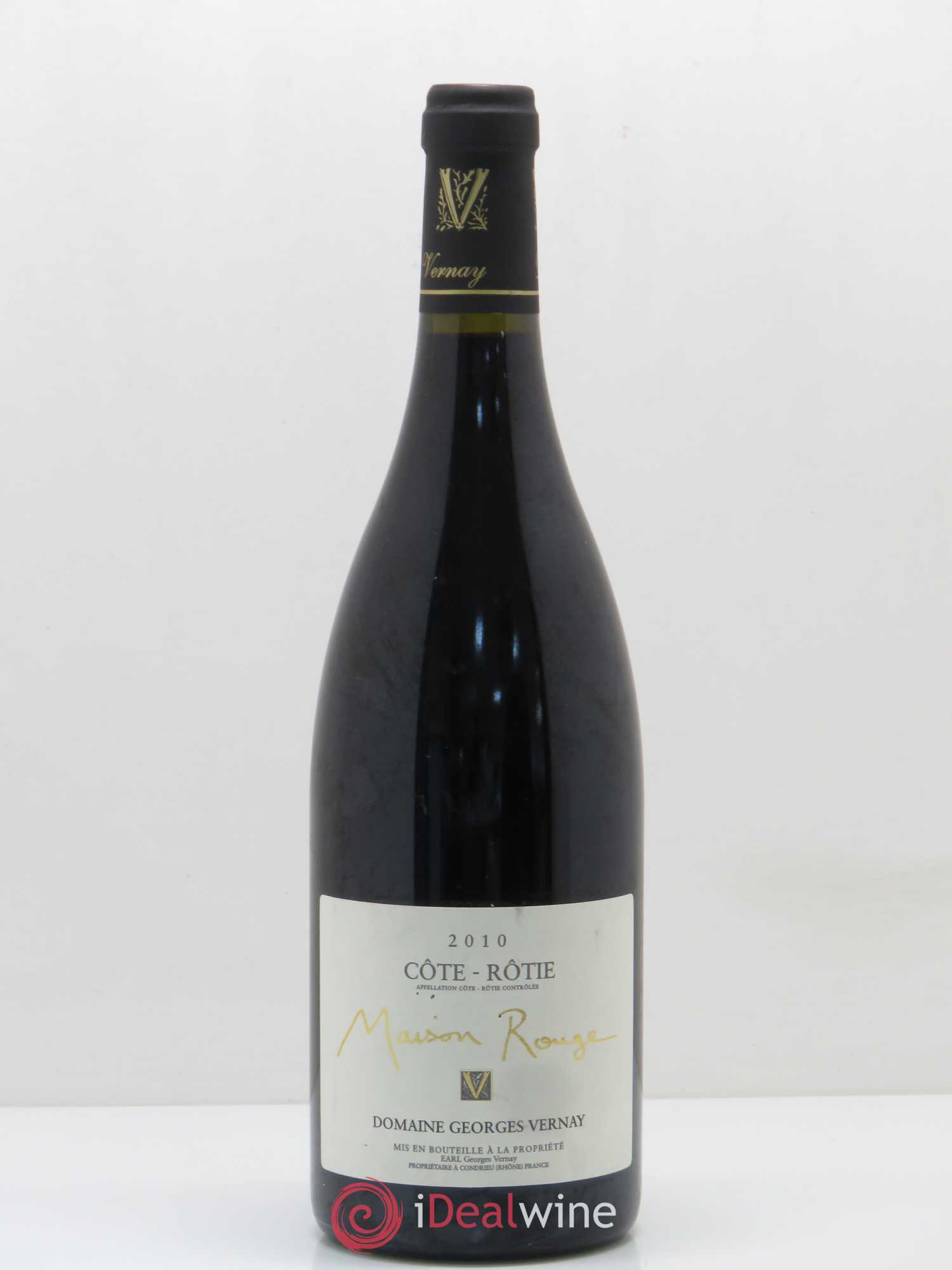 Côte-Rôtie Maison Rouge Georges Vernay 2010 - Lot de 1 bouteille - 0
