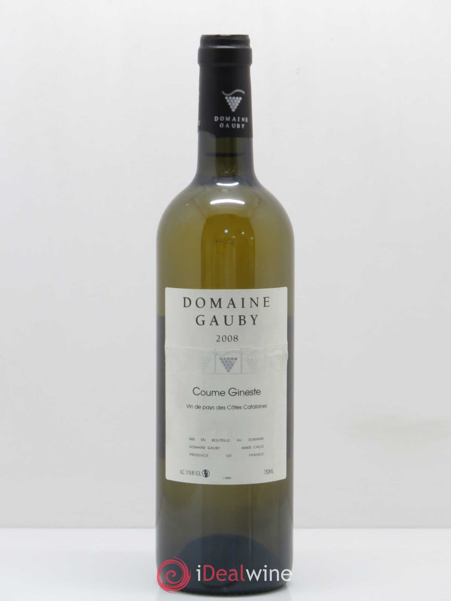 Côtes Catalanes Coume Gineste Gauby (Domaine) 2008 - Posten von 1 Flasche - 0