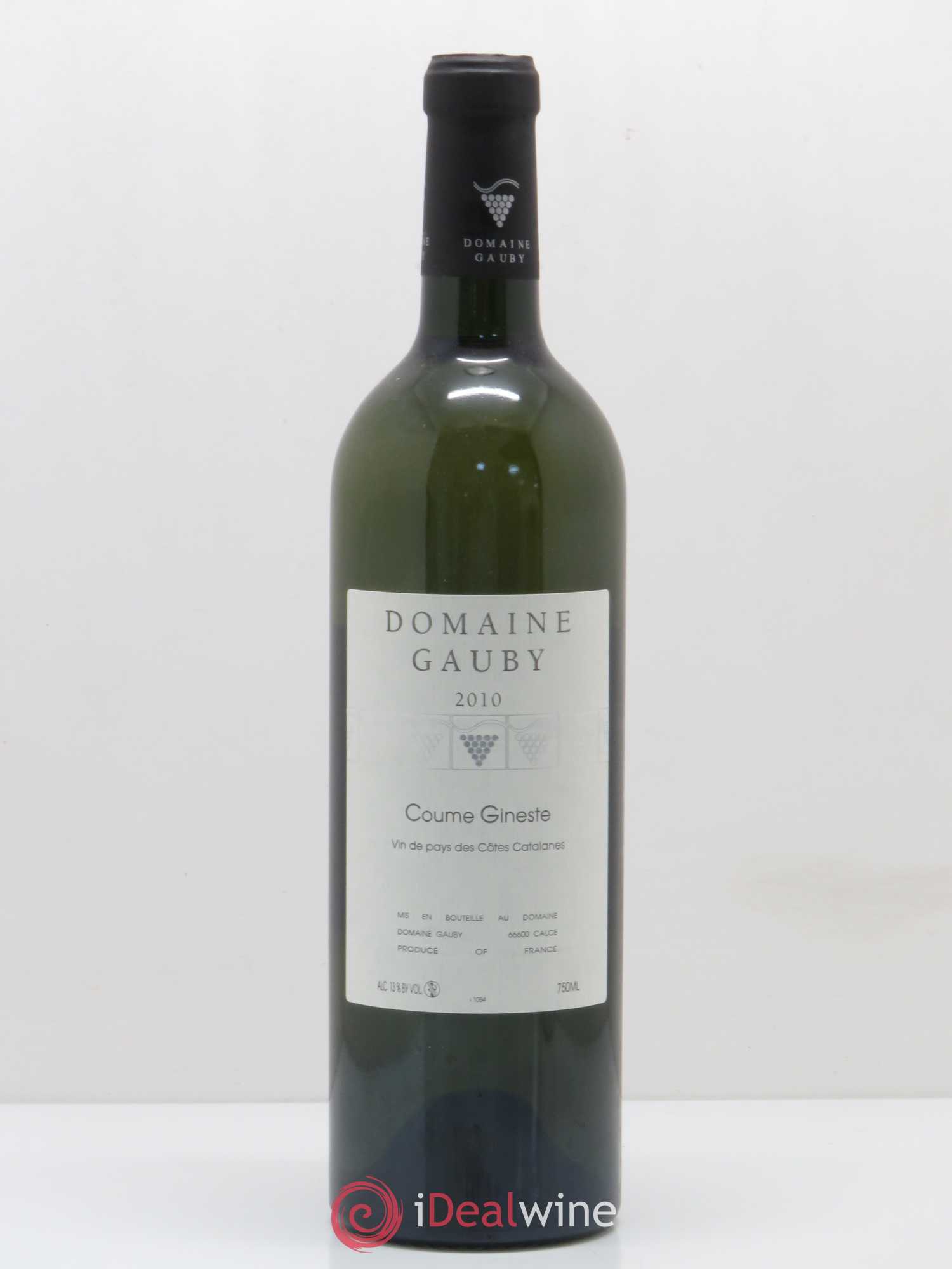 Côtes Catalanes Coume Gineste Gauby (Domaine) 2010 - Lot de 1 bouteille - 0