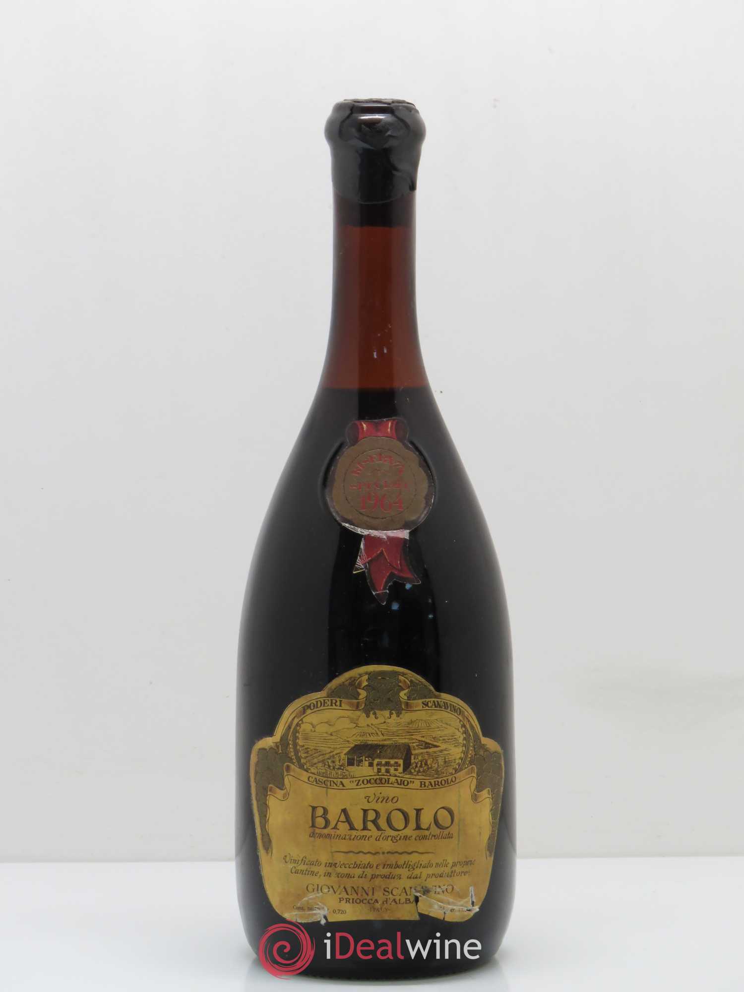 Barolo Riserva Speciale Scanavino 1964 - Lot de 1 bouteille - 0