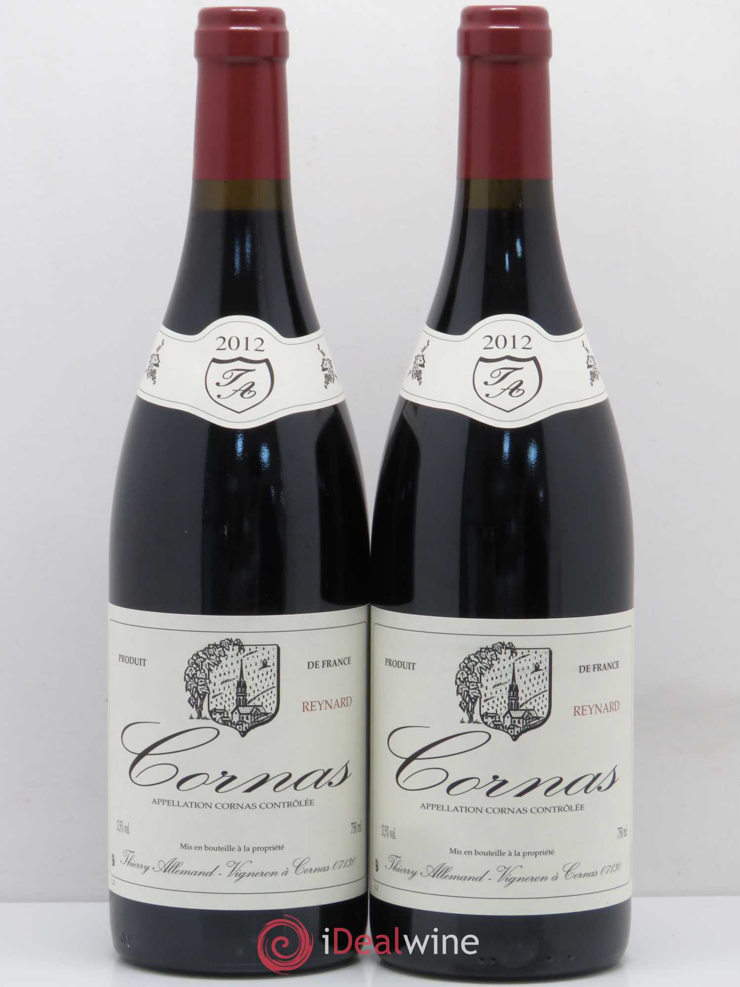 Cornas Reynard Thierry Allemand 2012 - Lot de 2 bouteilles - 0