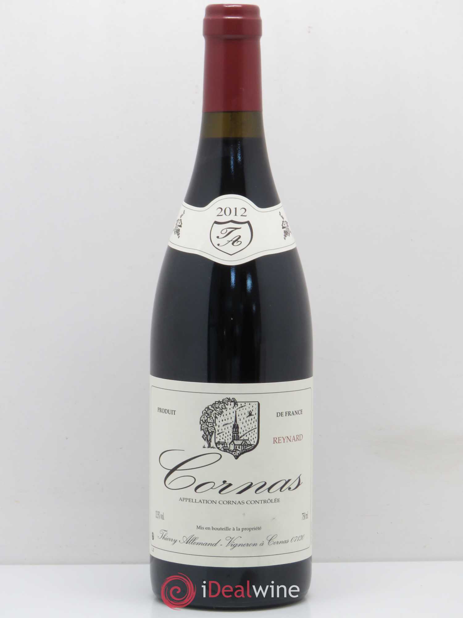 Cornas Reynard Thierry Allemand 2012 - Lot de 1 bouteille - 0