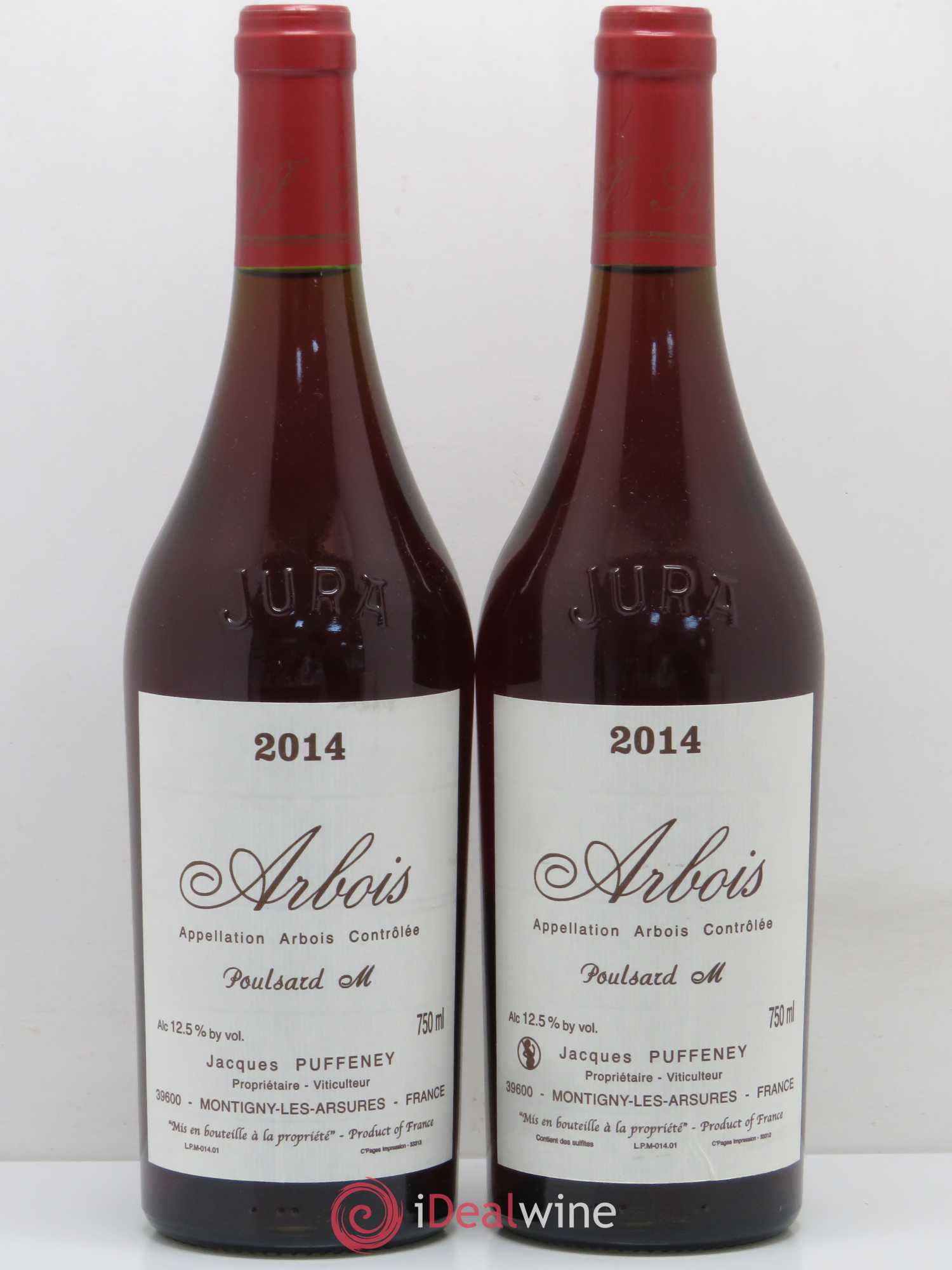 Arbois Poulsard M Puffeney 2014 - Posten von 2 Flaschen - 0