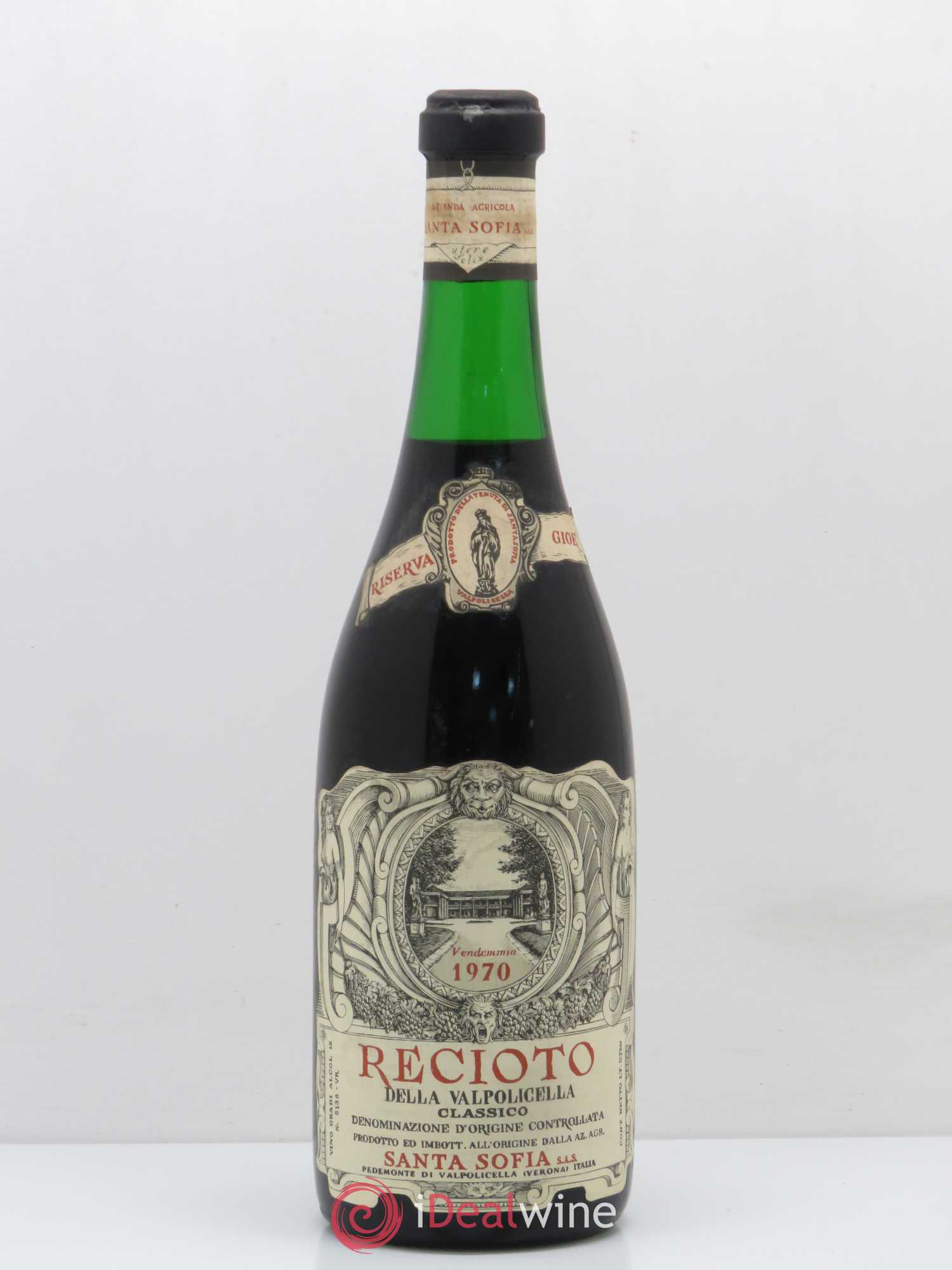 Italie Recioto della Valpollicella Classico Riserva Gioè Santa Sofia 1970 - Posten von 1 Flasche - 0