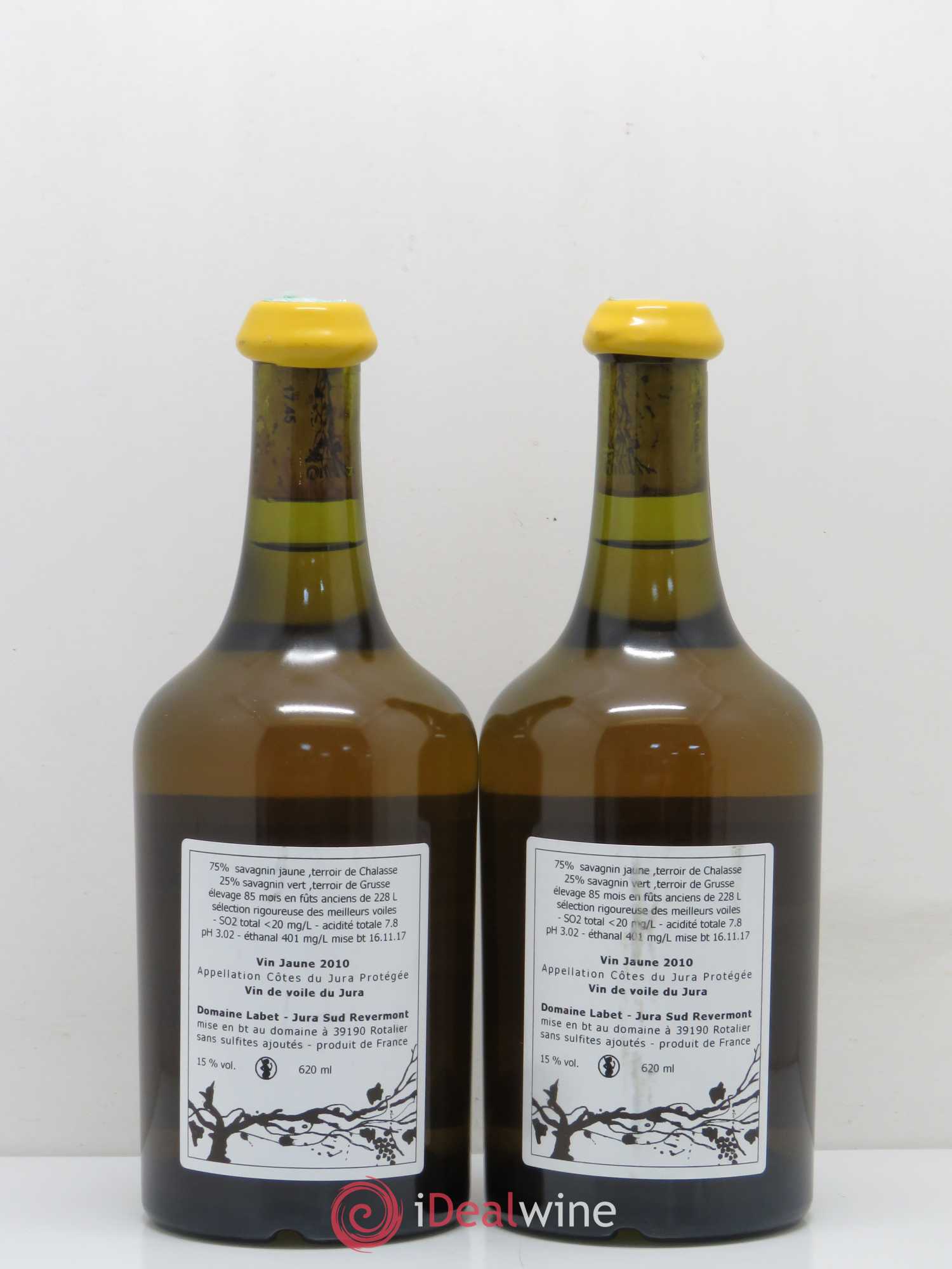 Arbois Vin Jaune Labet 2010 - Posten von 2 Flaschen - 1