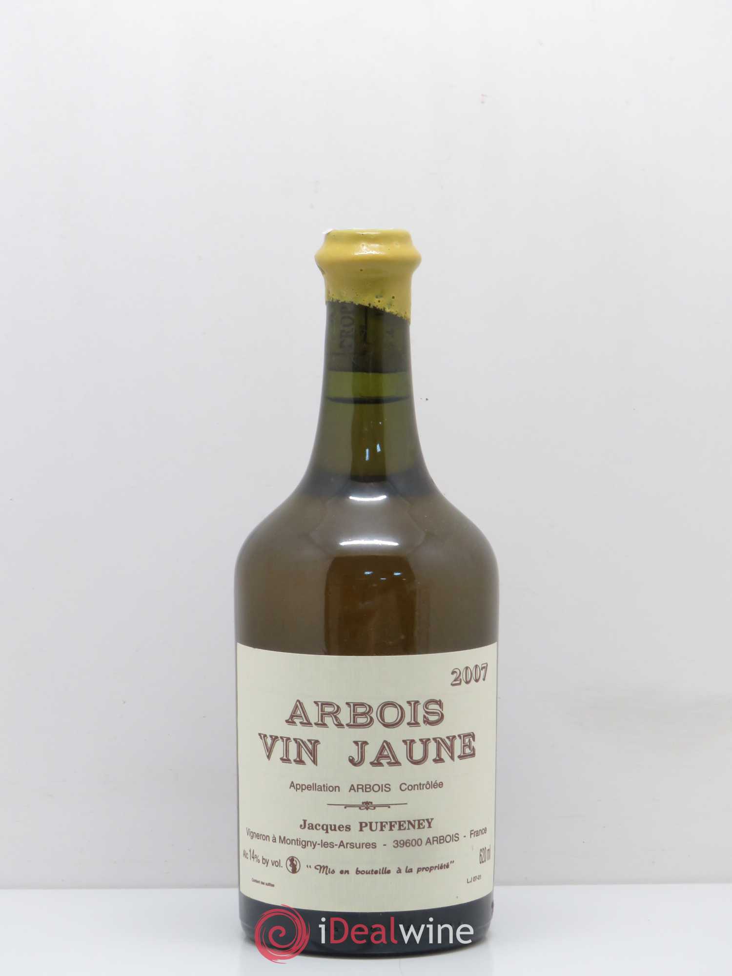 Arbois Vin Jaune Puffeney 2007 - Lot de 1 bouteille - 0