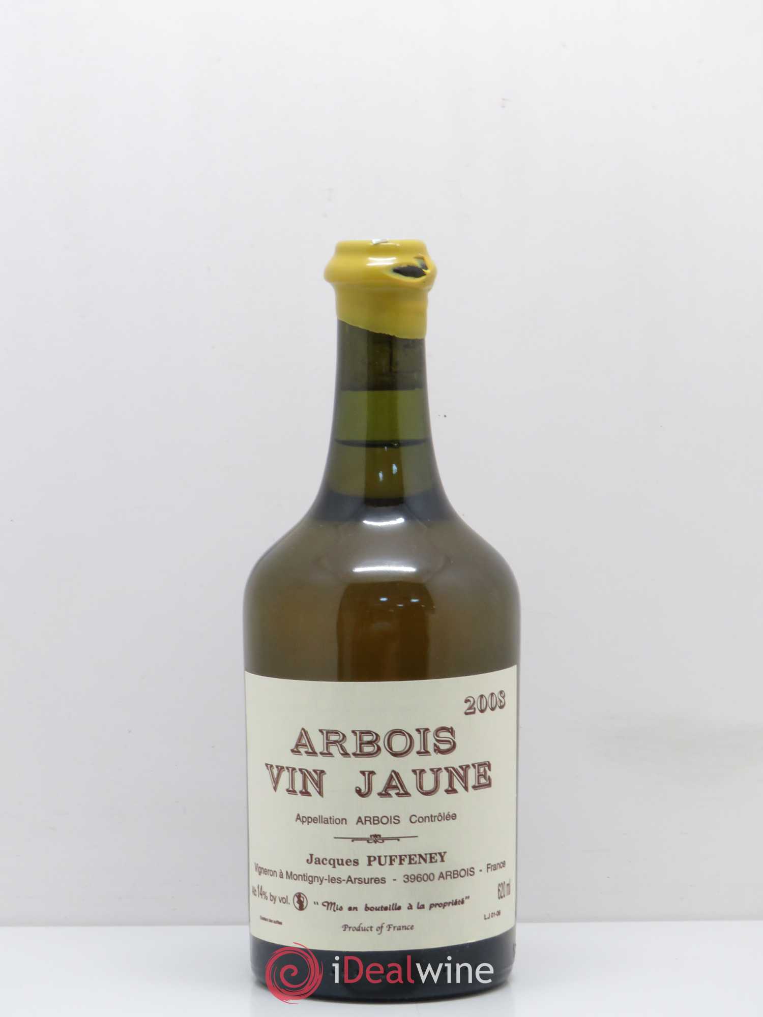 Arbois Vin Jaune Puffeney 2008 - Lot de 1 bouteille - 0