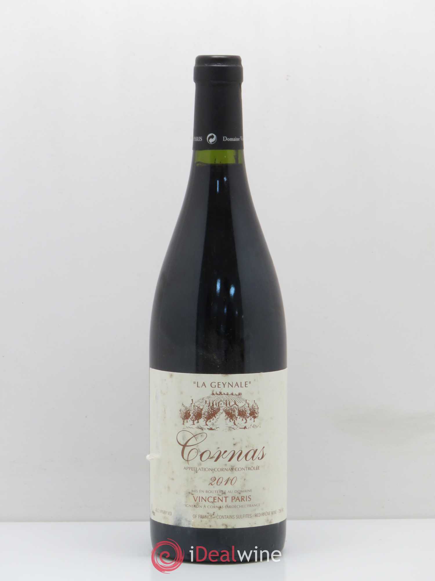 Cornas La Geynale Vincent Paris 2010 - Lot de 1 bouteille - 0