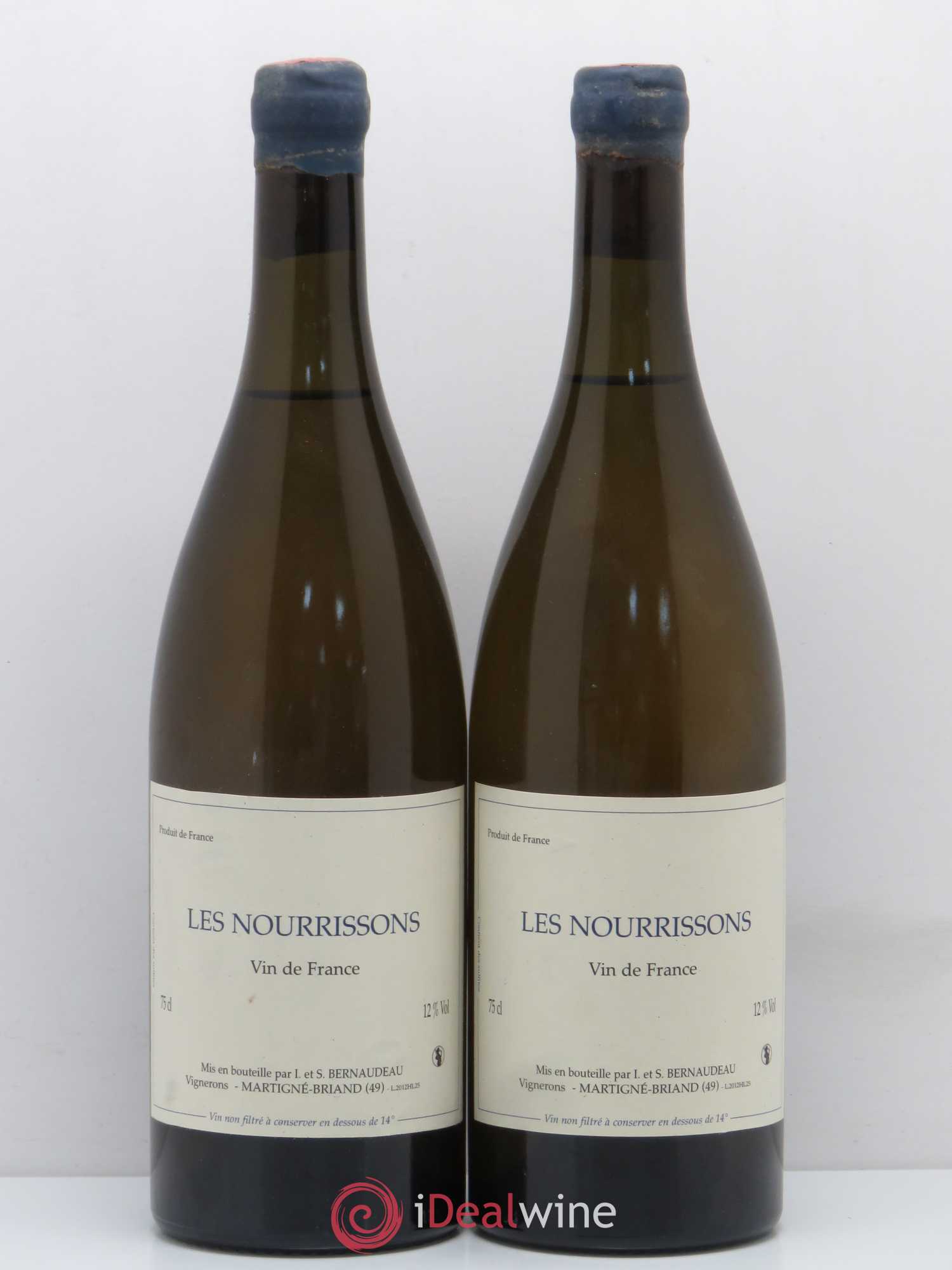 Vin de France Les Nourrissons Stéphane Bernaudeau 2012 - Lot de 2 bouteilles - 0