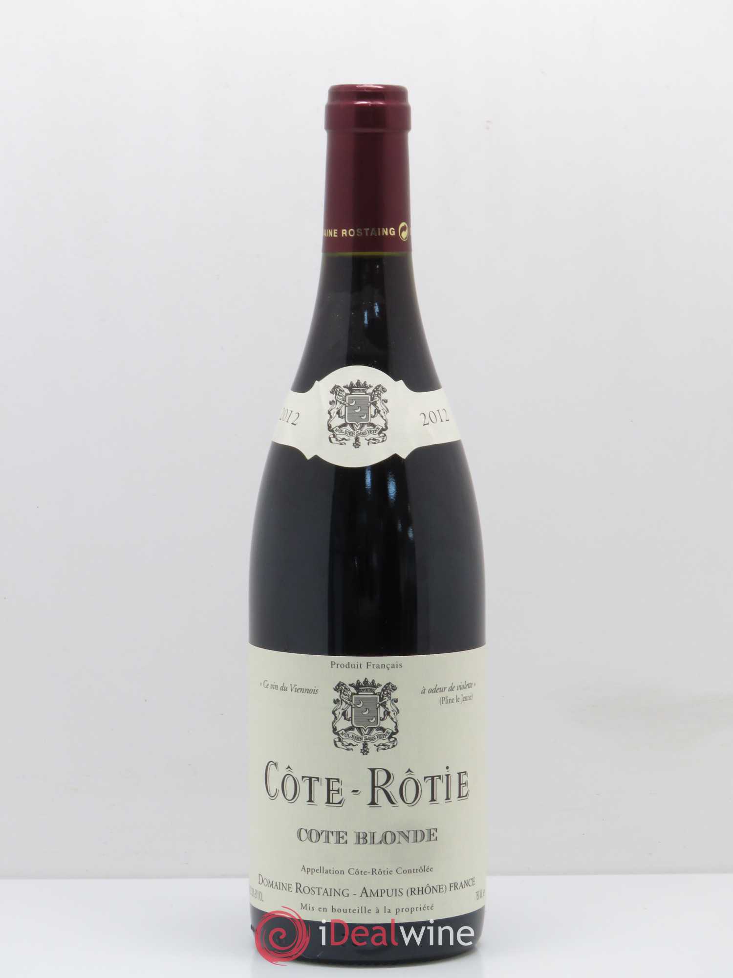 Côte-Rôtie Côte Blonde René Rostaing 2012 - Lot of 1 bottle - 0