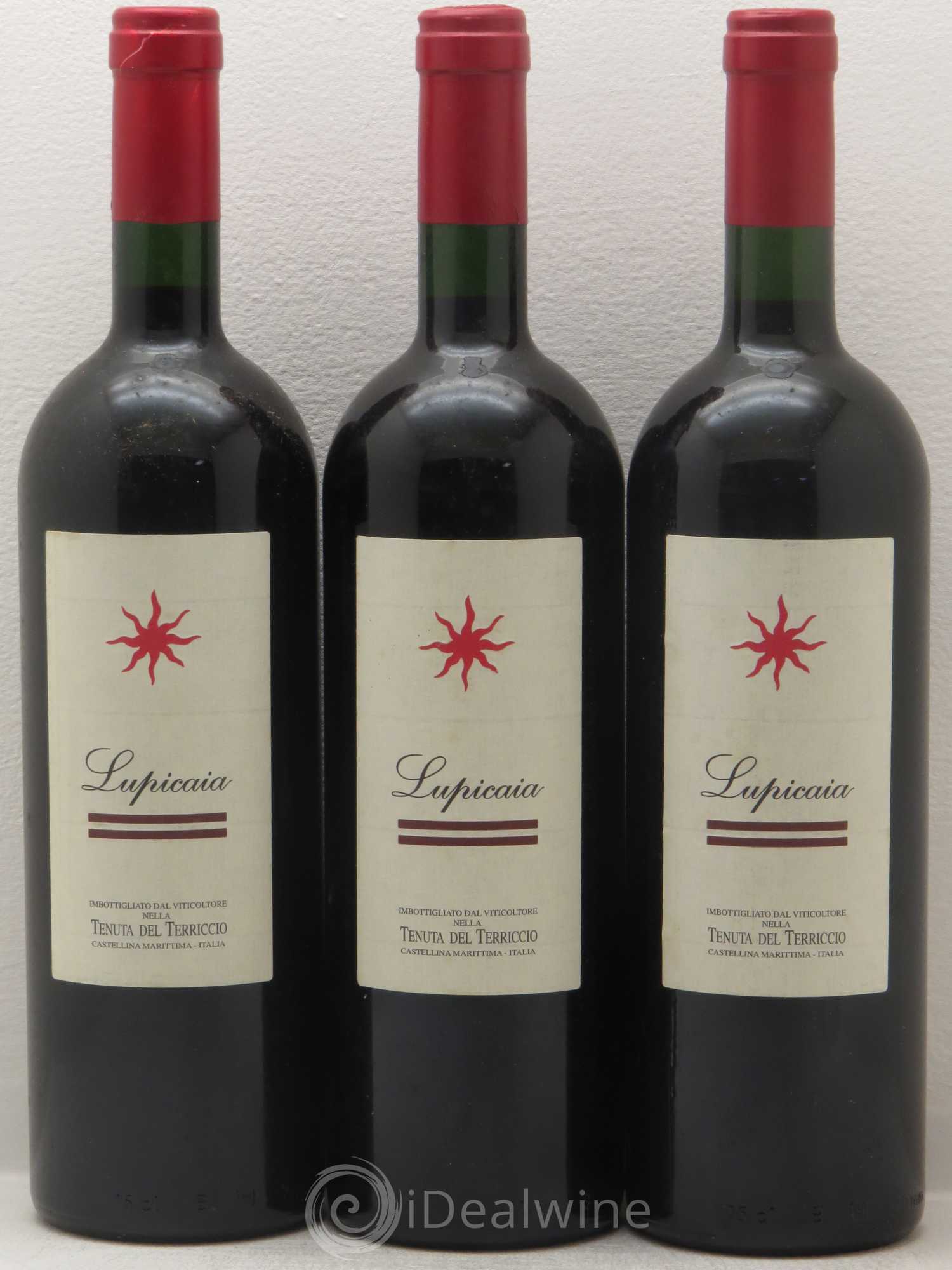 Toscana IGT Lupicaia Castello del Terriccio 1993 - Lot de 3 bouteilles - 0