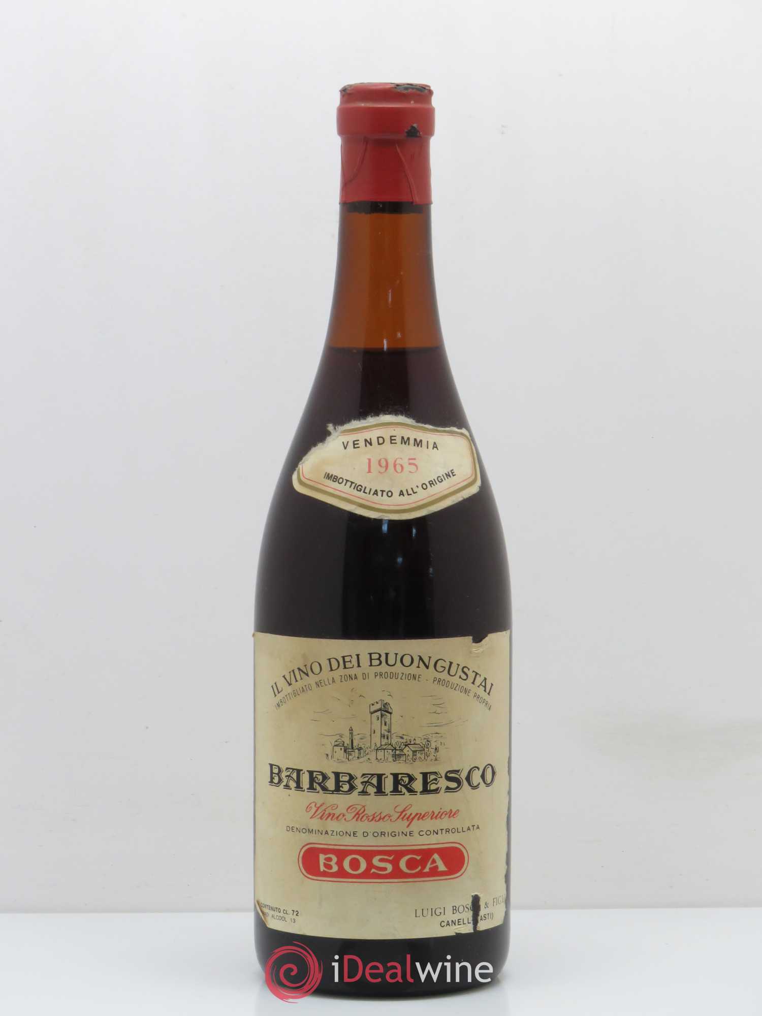 Barbaresco DOCG Vino Rosso Superiore Bosca Luigi 1965 - Posten von 1 Flasche - 0