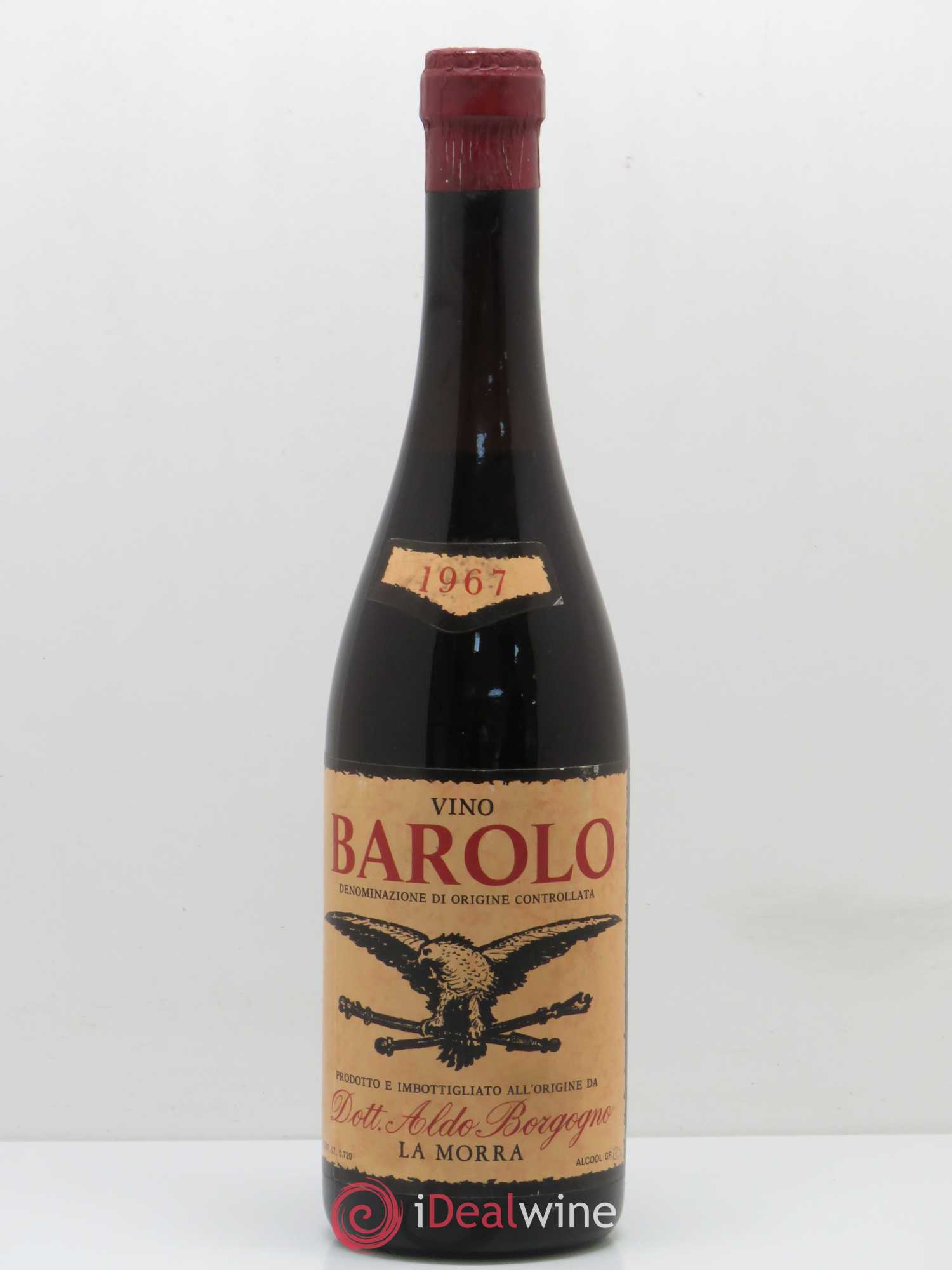 Barolo La Morra Aldo Borgogno 1967 - Posten von 1 Flasche - 0