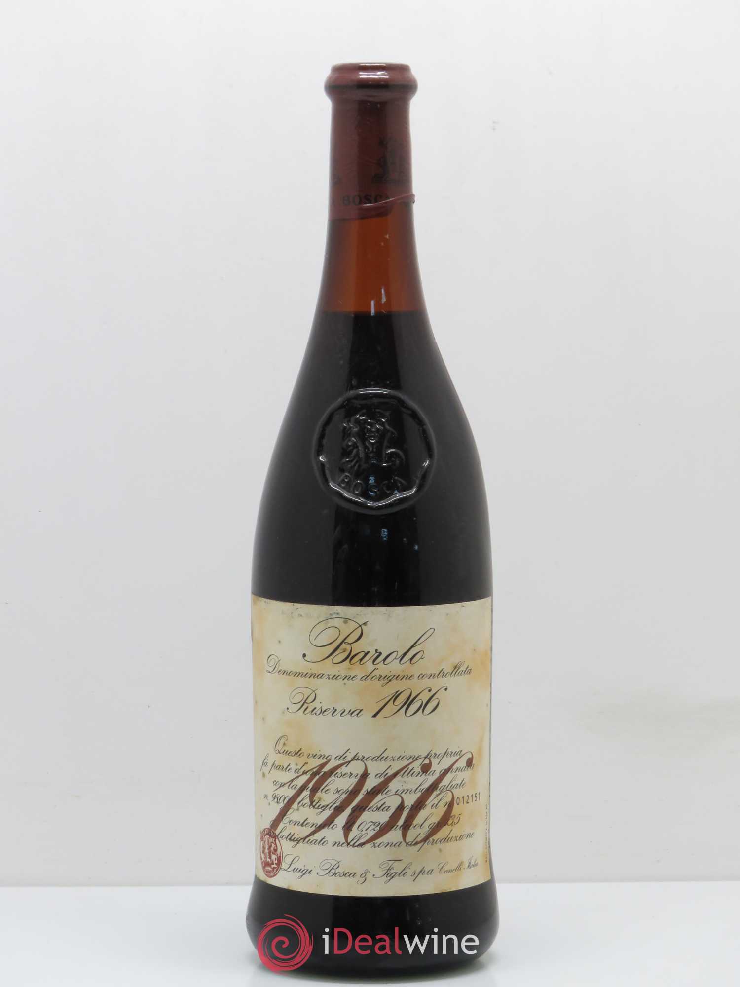 Barolo Riserva Bosca Luigi 1966 - Lot de 1 bouteille - 0