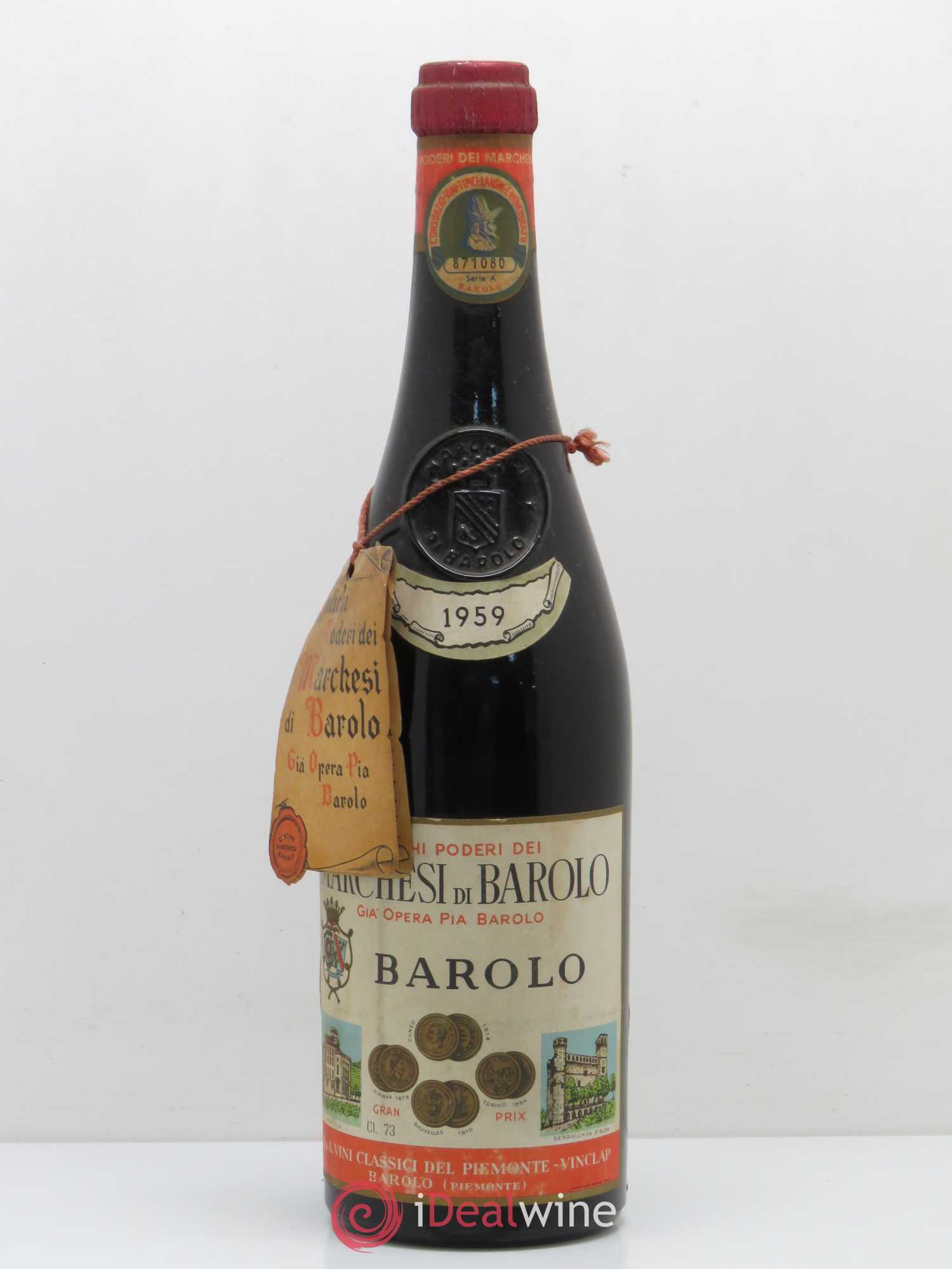 Barolo Marchesi di Baroli 1959 - Posten von 1 Flasche - 0