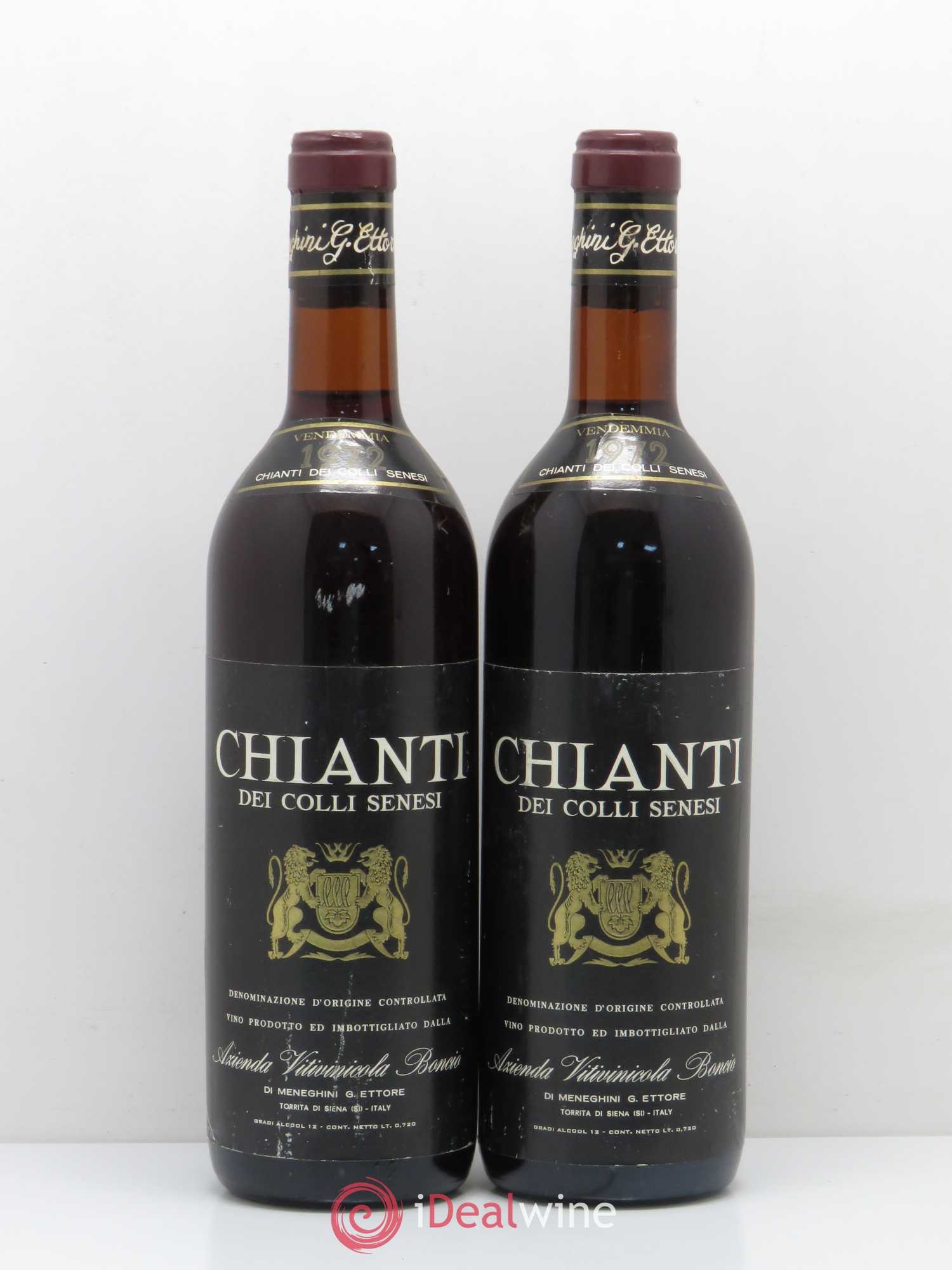 Chianti DOCG Des Colli Senesi 1972 - Lot de 2 bouteilles - 0