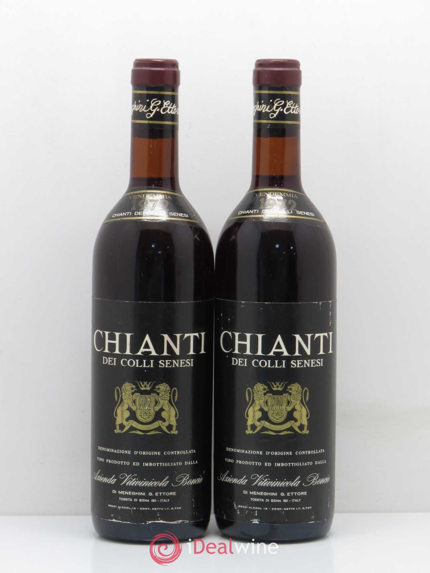 Chianti DOCG Dei Colli Senesi Boncio 1972 - Lot de 2 bouteilles - 0