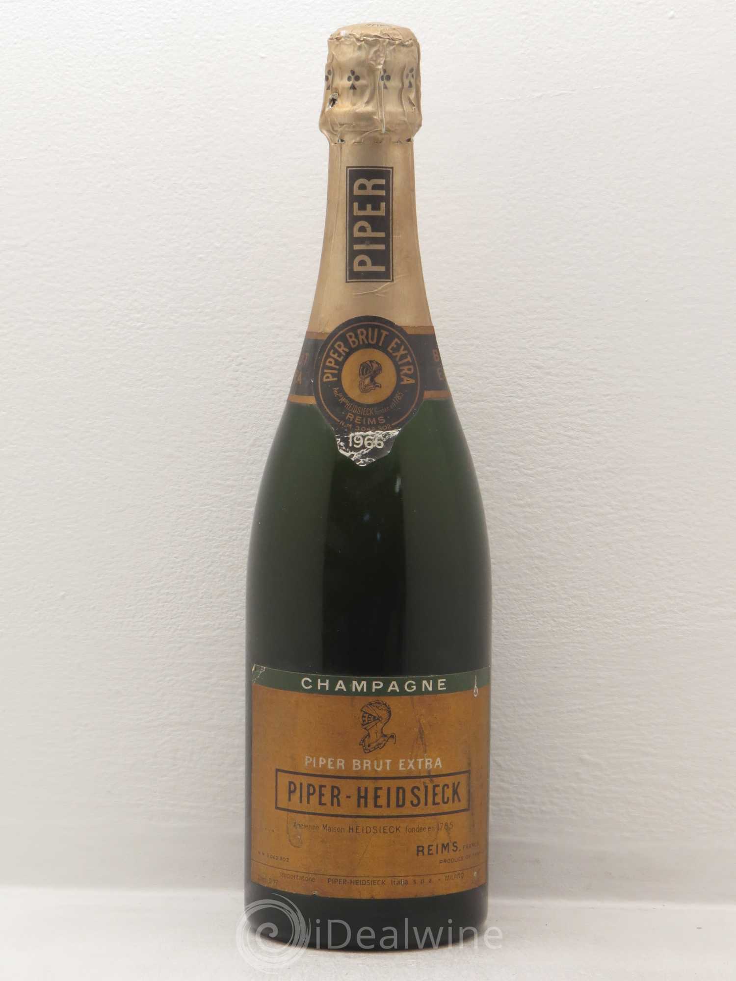 Champagne Brut Extra Piper Heidsieck 1966 - Posten von 1 Flasche - 0