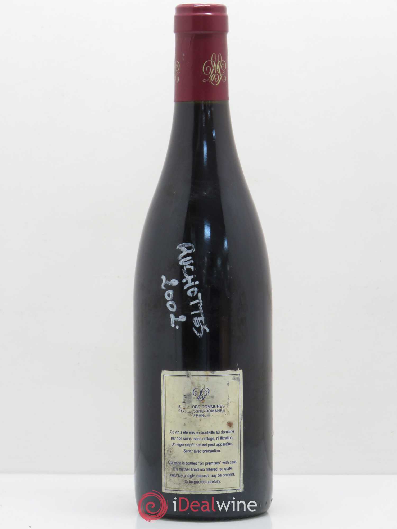 Ruchottes-Chambertin Grand Cru Mugneret-Gibourg (Domaine) 2002 - Lot de 1 bouteille - 1