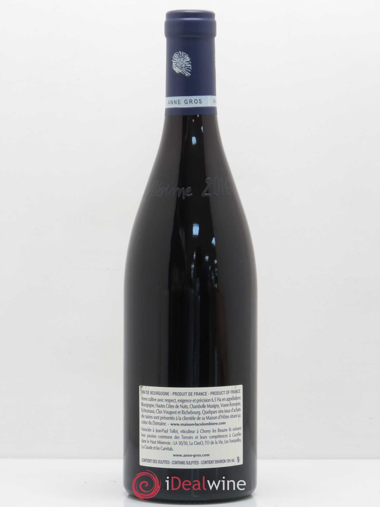 Echezeaux Grand Cru Les Loachausses Anne Gros 2016 - Lot de 1 bouteille - 1