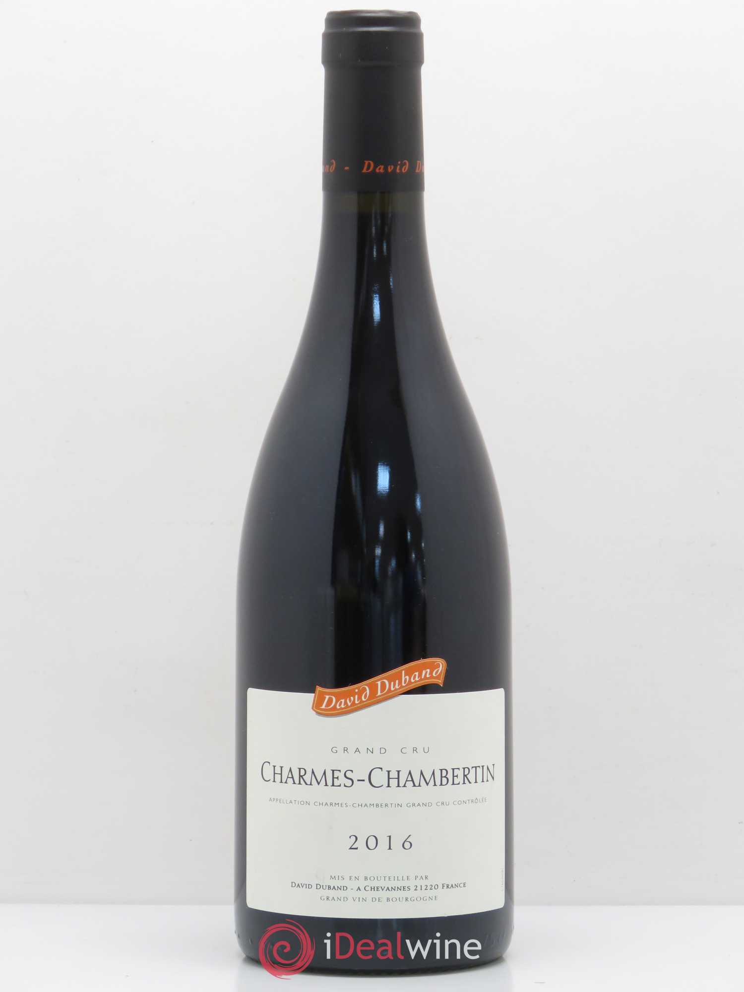 Charmes-Chambertin Grand Cru David Duband (Domaine) 2016 - Lot de 1 bouteille - 0