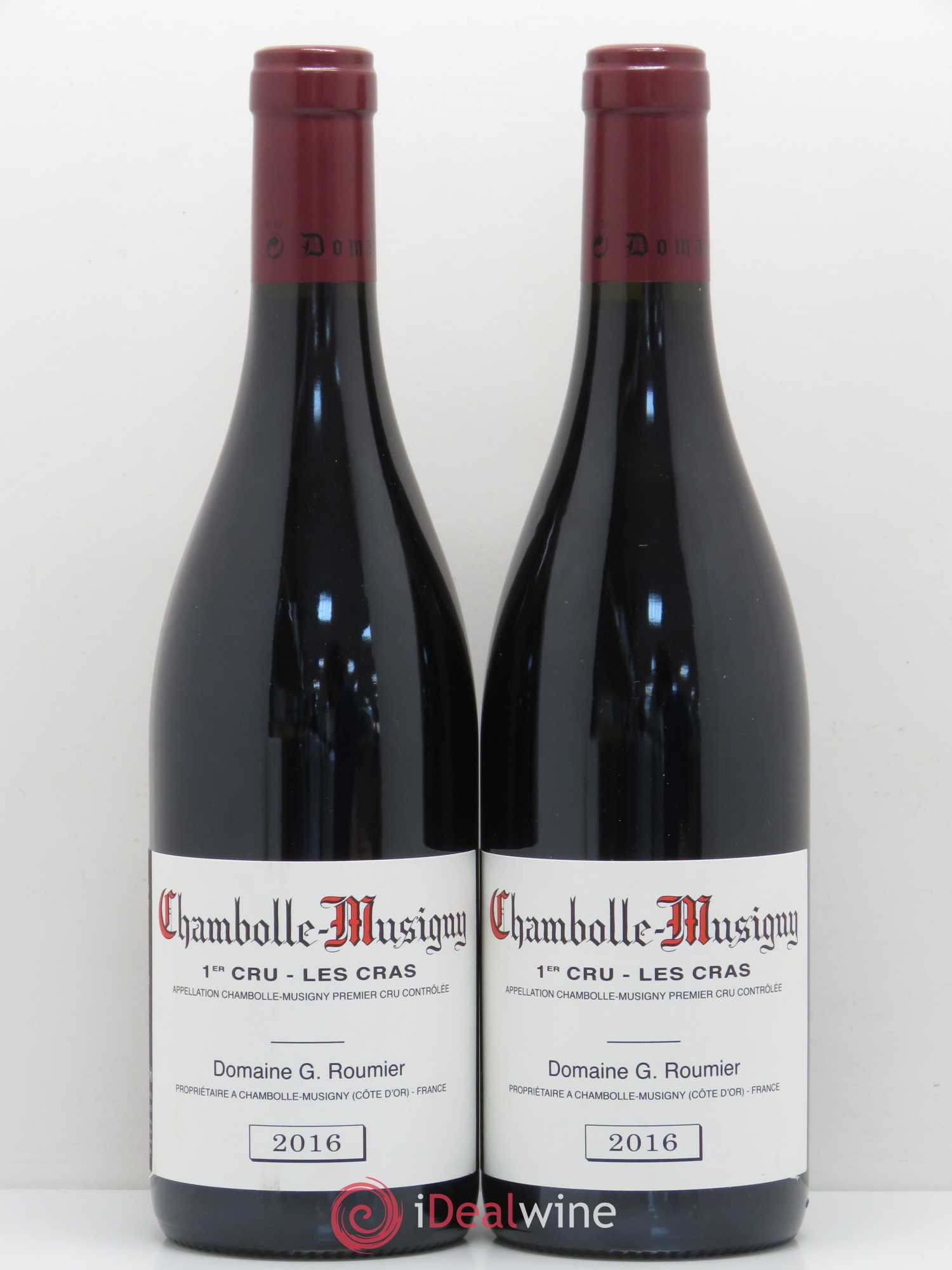 Chambolle-Musigny 1er Cru Les Cras Georges Roumier (Domaine) 2016 - Lot de 2 bouteilles - 0