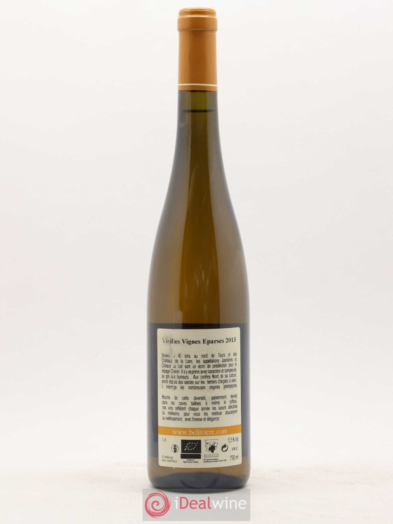 Coteaux du Loir Vieilles Vignes Eparses Domaine de Bellivière 2013 - Lot de 1 bouteille - 1