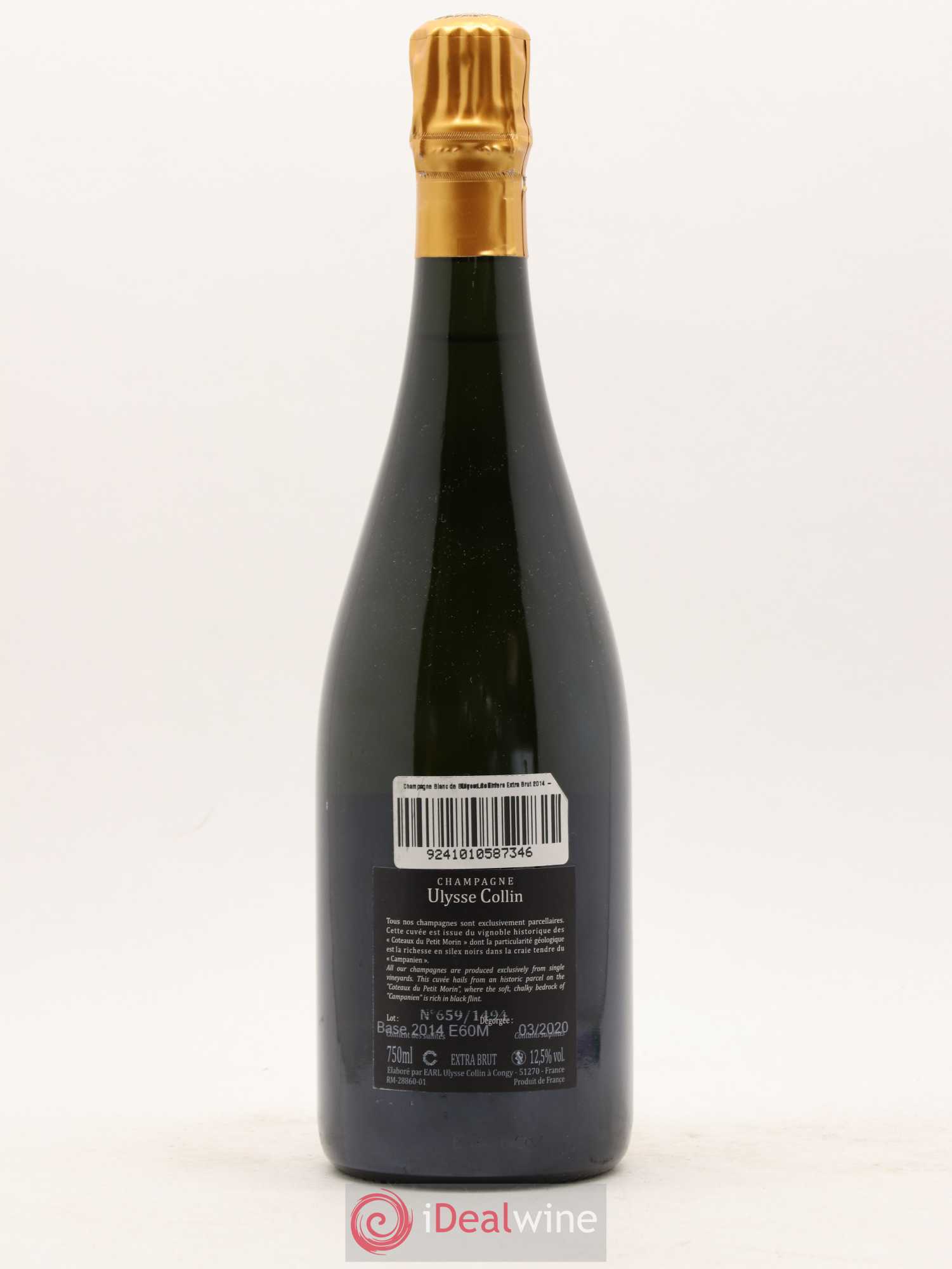 Champagne Blanc de blancs Les Enfers Ulysse Collin - Posten von 1 Flasche - 1