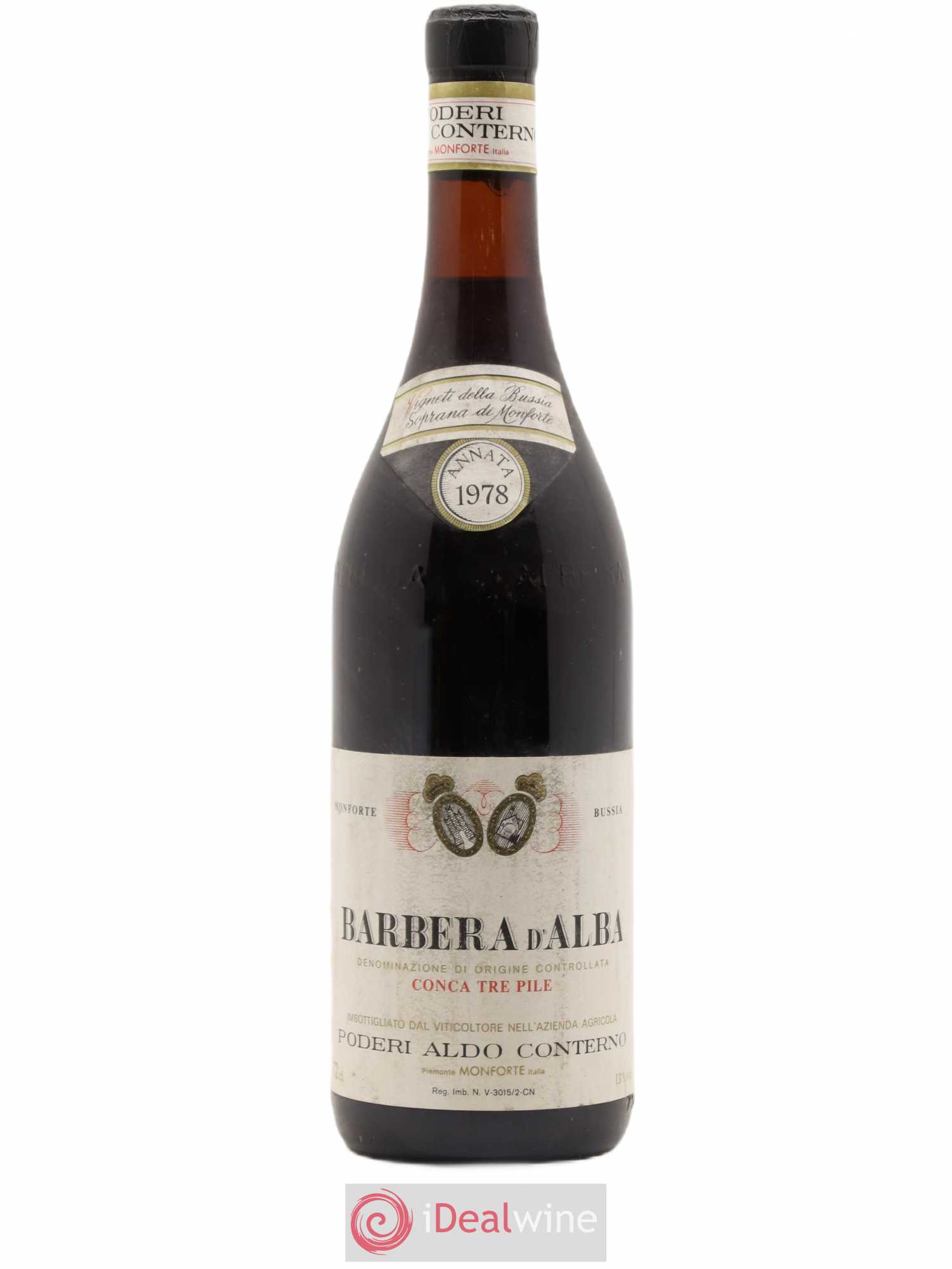 Barbera d'Alba DOC Conca Tre Pile Aldo Conterno 1978 - Lot de 1 bouteille - 0