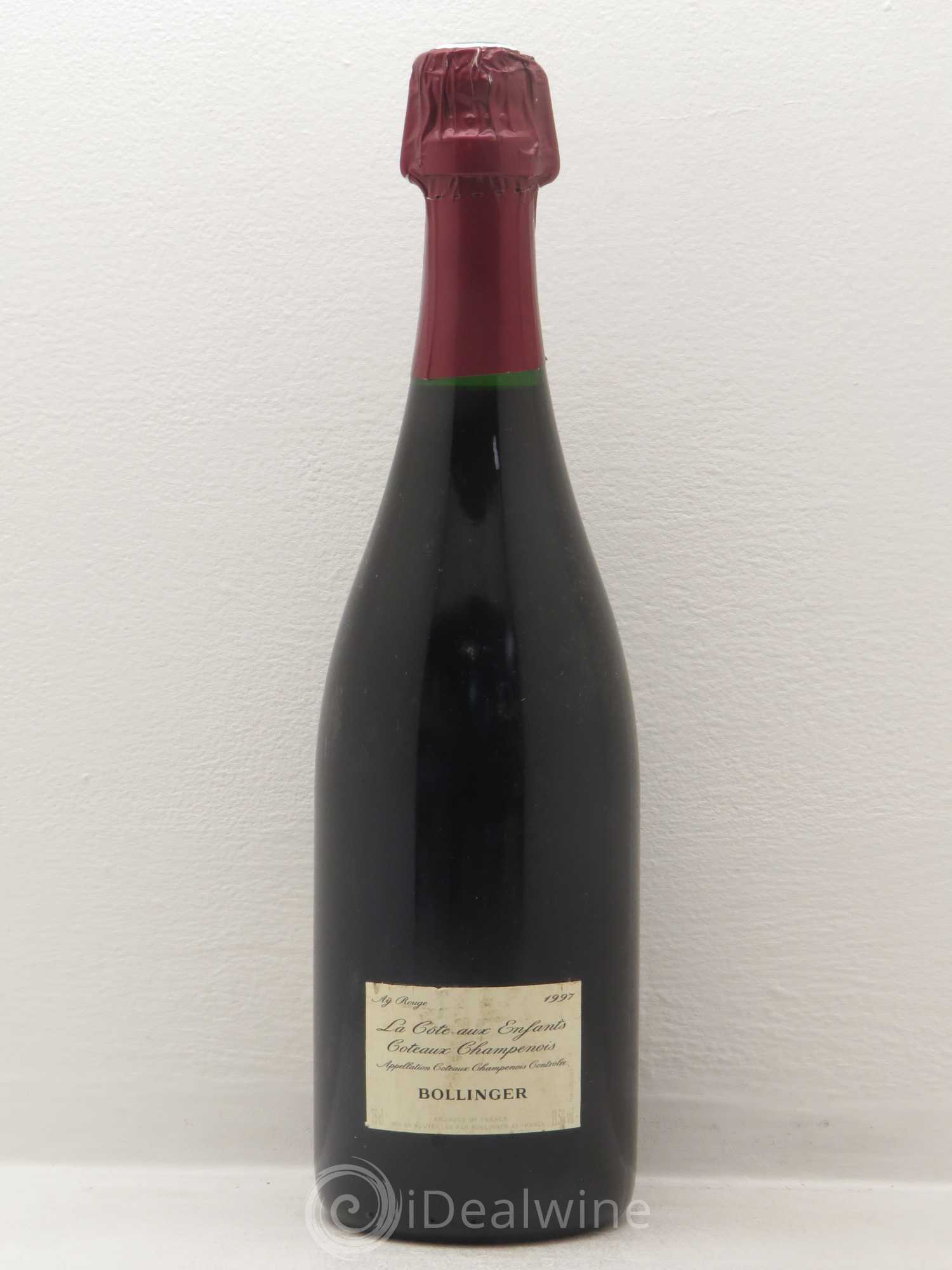 La Côte Aux Enfants Bollinger 1997 - Lot de 1 bouteille - 0