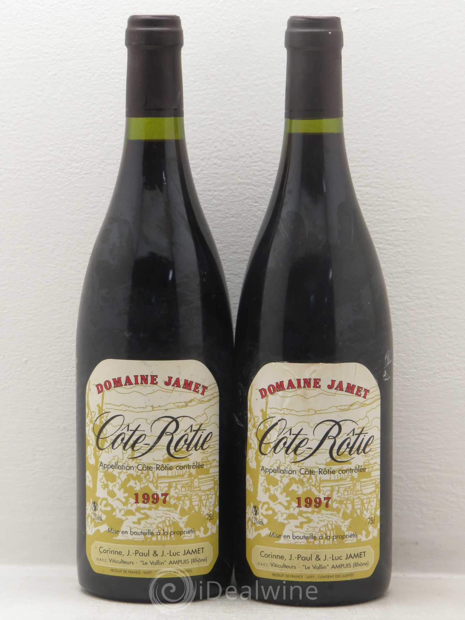 Côte-Rôtie Jamet (Domaine) 1997 - Lot de 2 bouteilles - 0