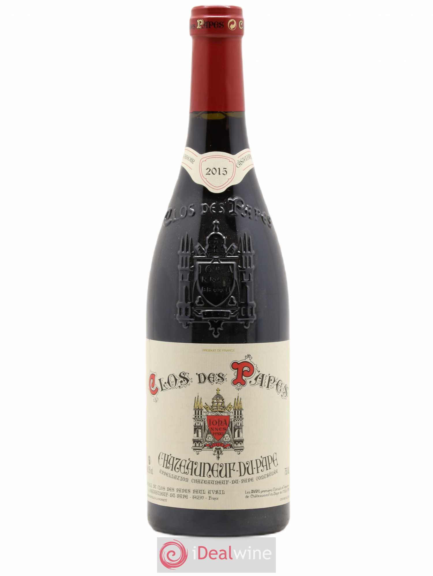 Châteauneuf-du-Pape Clos des Papes - Paul Avril 2015 - Lot de 1 bouteille - 0