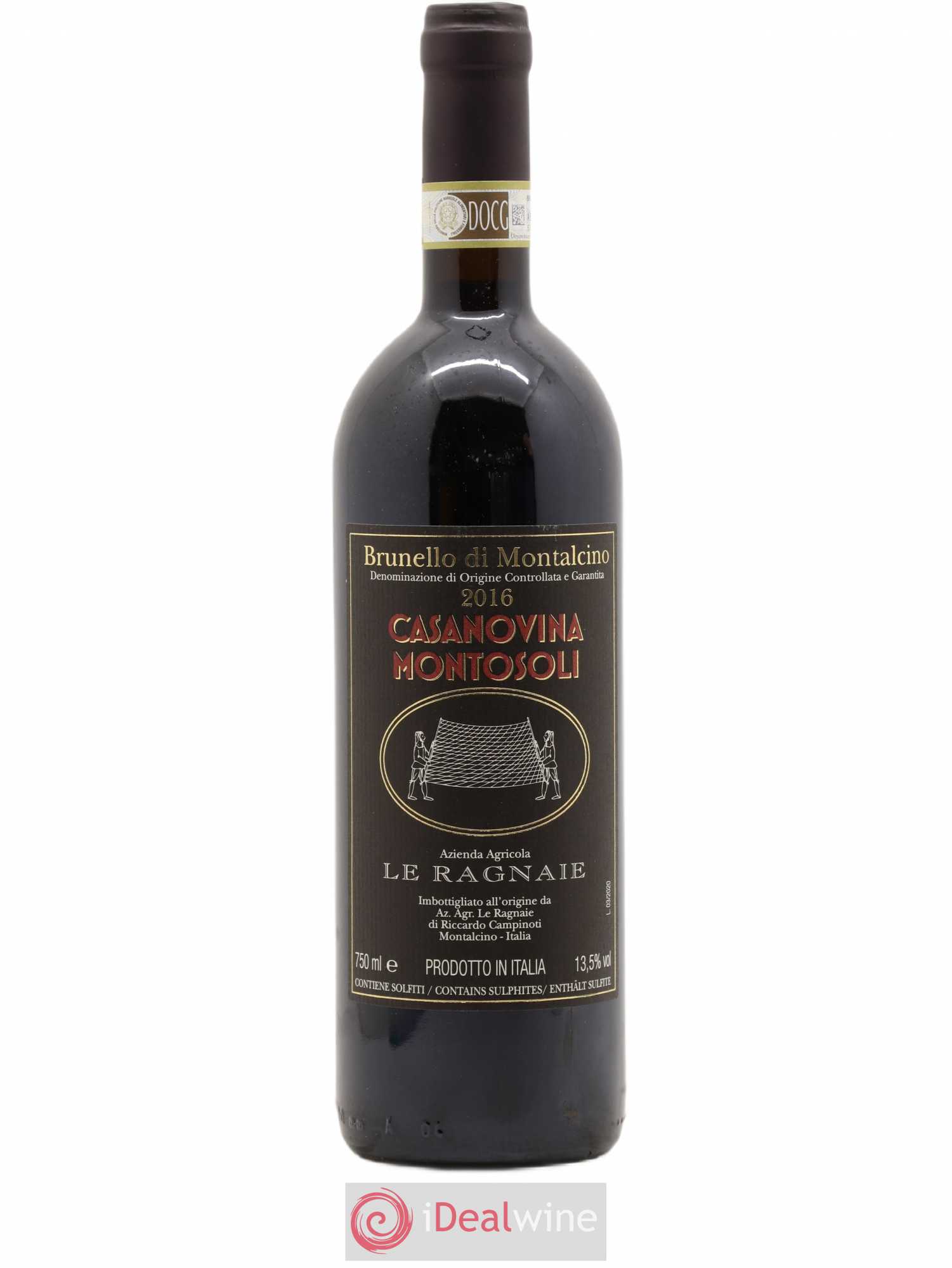 Brunello di Montalcino Casanovina Montosoli Le Ragnaie 2016 - Posten von 1 Flasche - 0