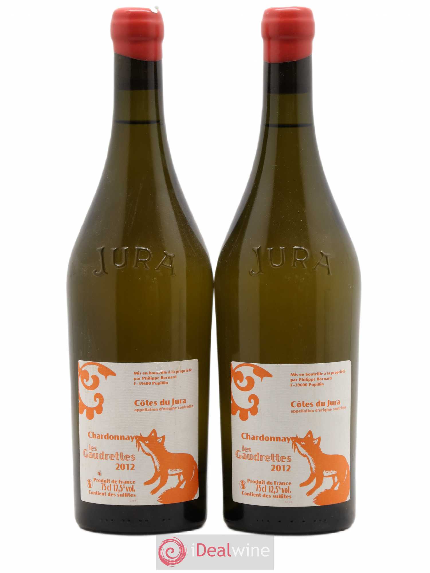 Côtes du Jura Les Gaudrettes Bornard 2012 - Lot de 2 bouteilles - 0