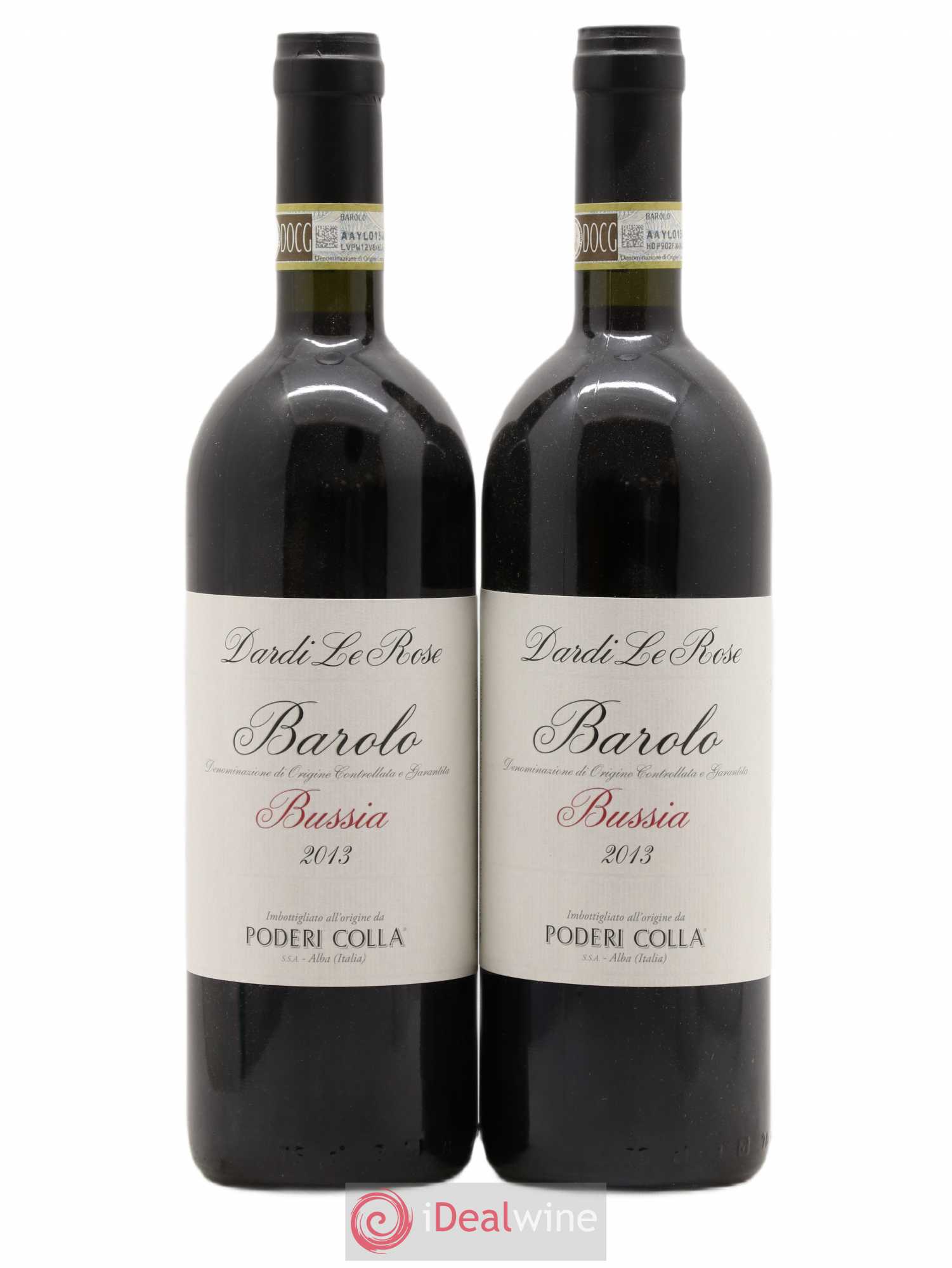 Barolo Bussia Dardi Le Rose Poderi Colla 2013 - Lot de 2 bouteilles - 0