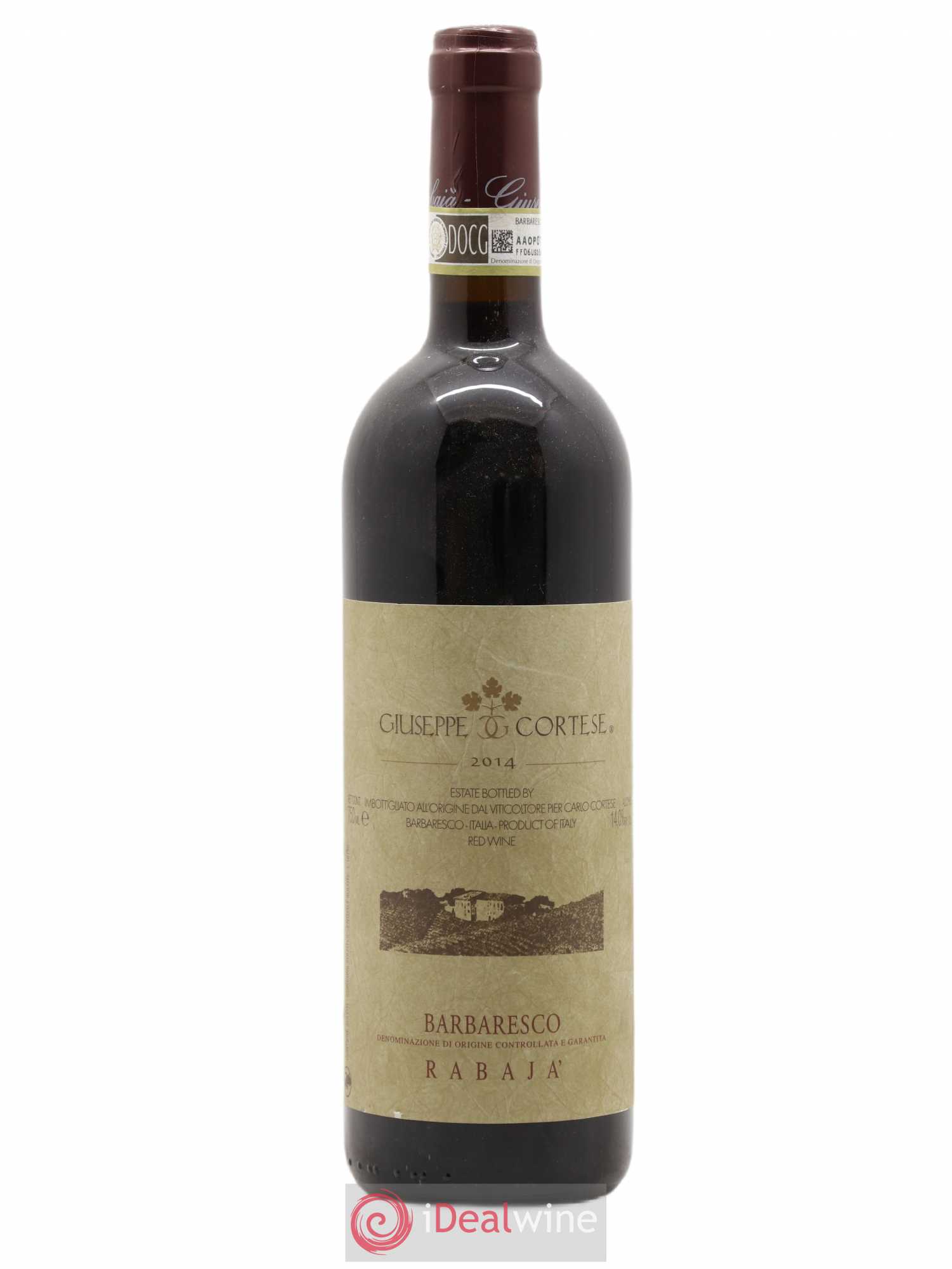 Barbaresco DOCG Rabajà Giuseppe Cortese 2014 - Posten von 1 Flasche - 0