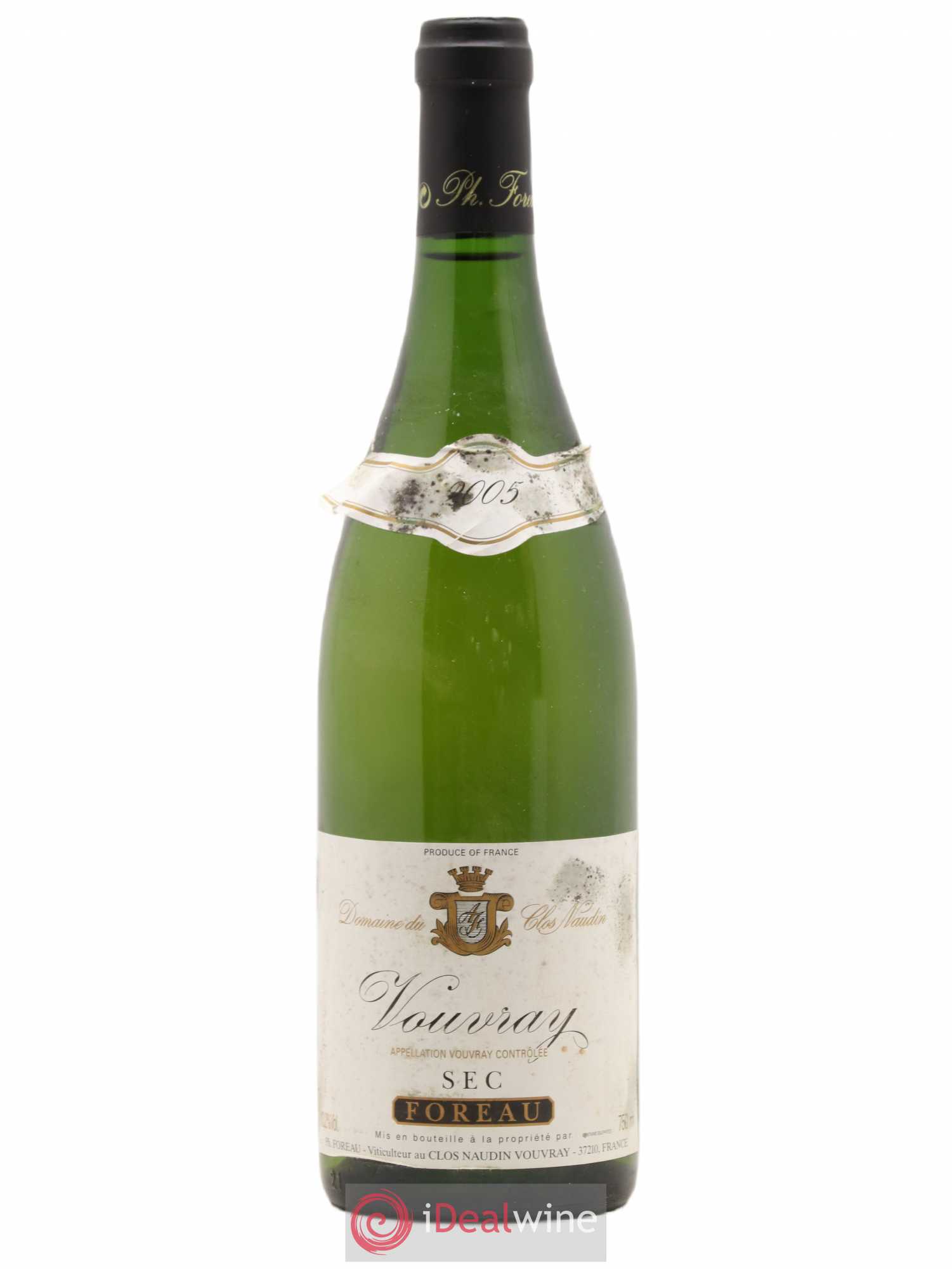 Vouvray Sec Clos Naudin - Philippe Foreau 2005 - Lot de 1 bouteille - 0